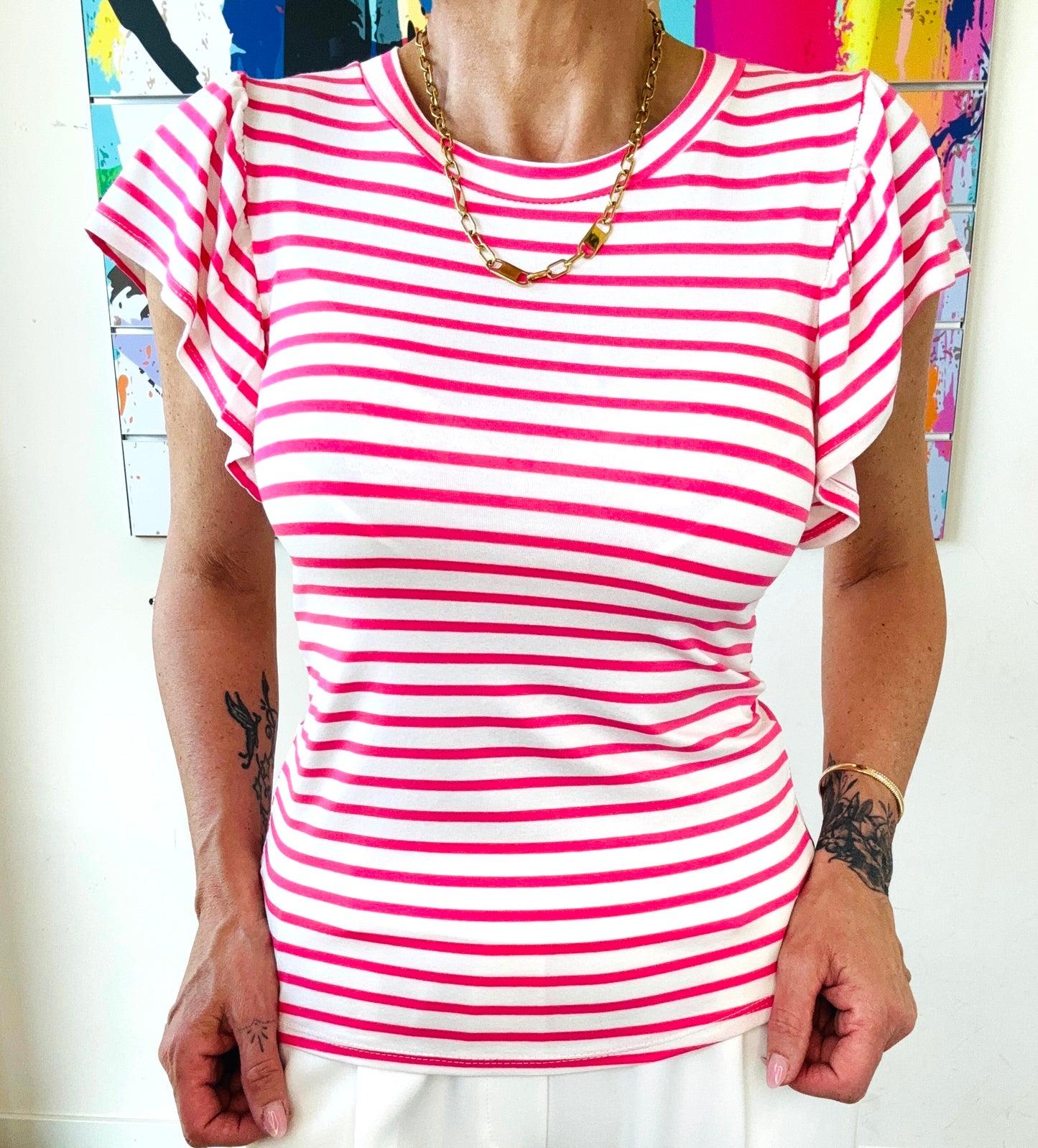 T-shirt MARTHA rose fuschia