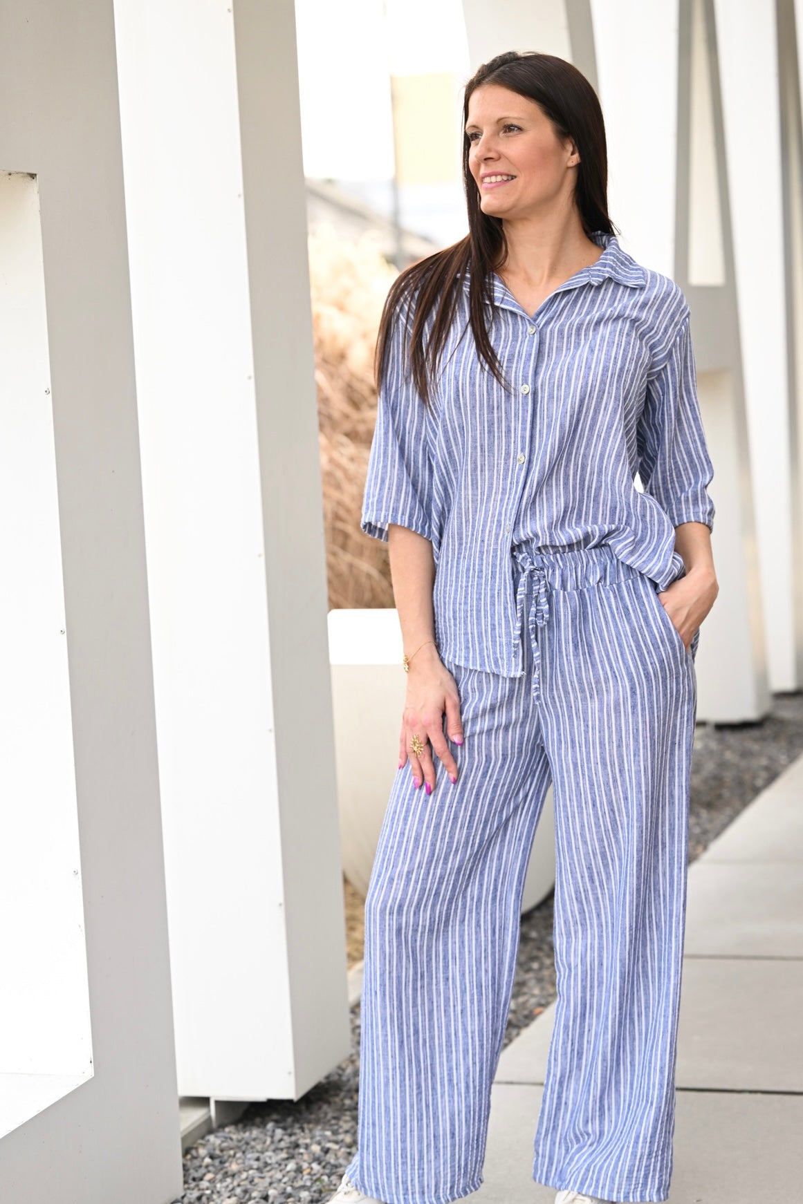 Pantalon Anémone bleu jeans