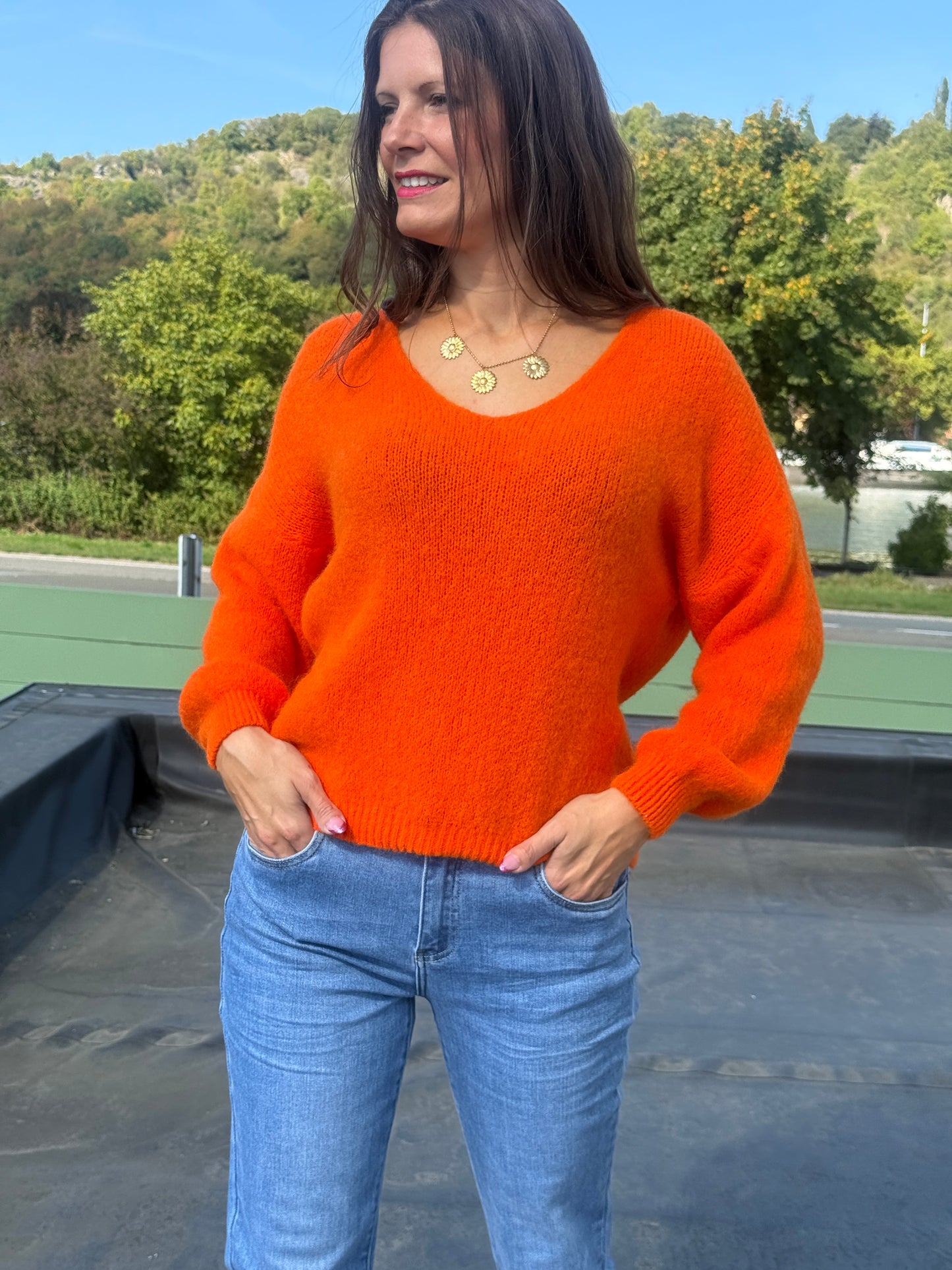 Pull Romina orange