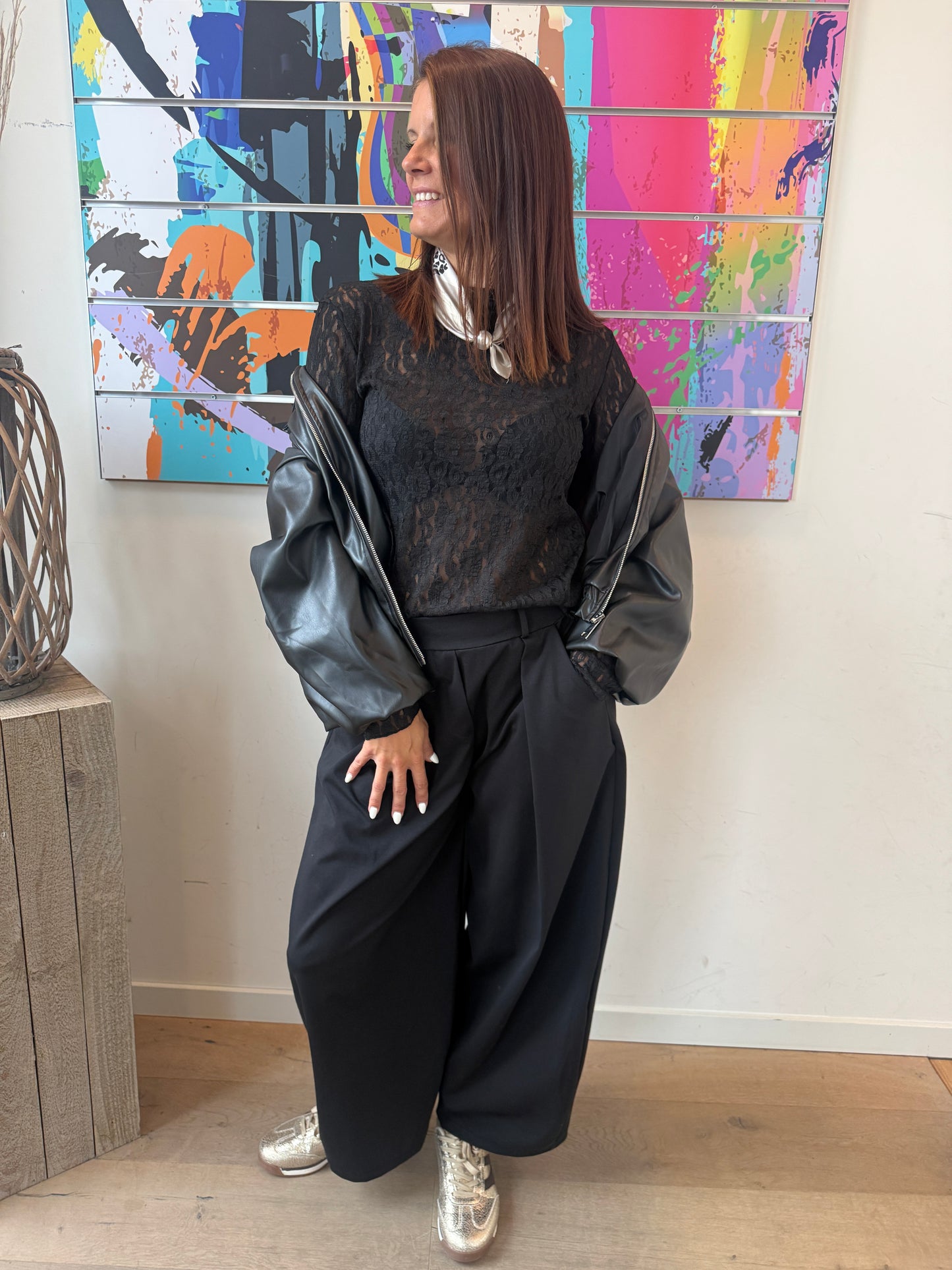 Blouse Caro noir