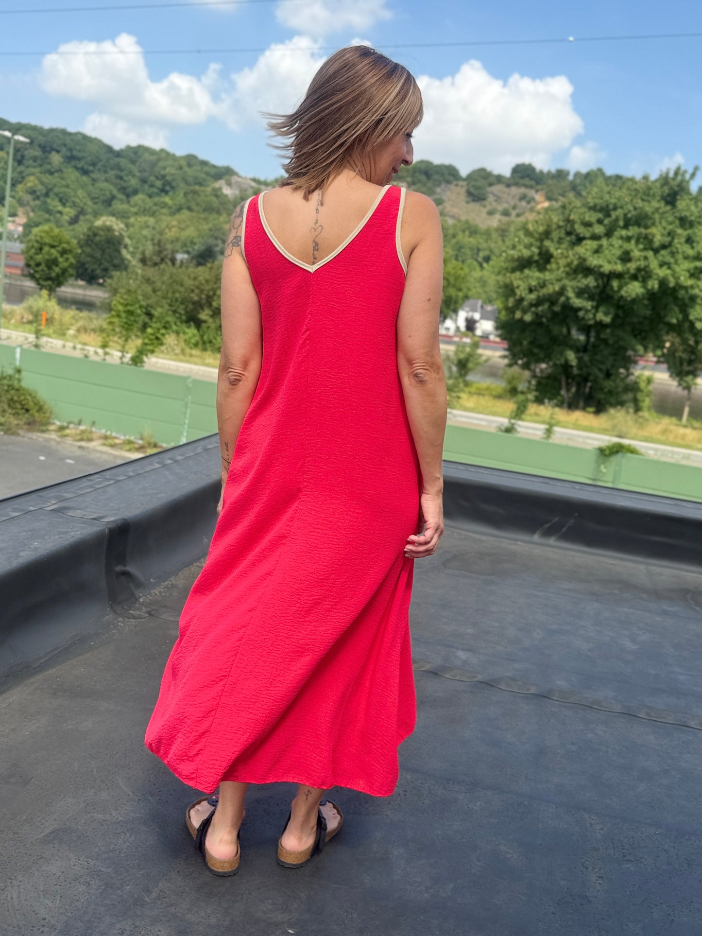 Robe Maël rouge