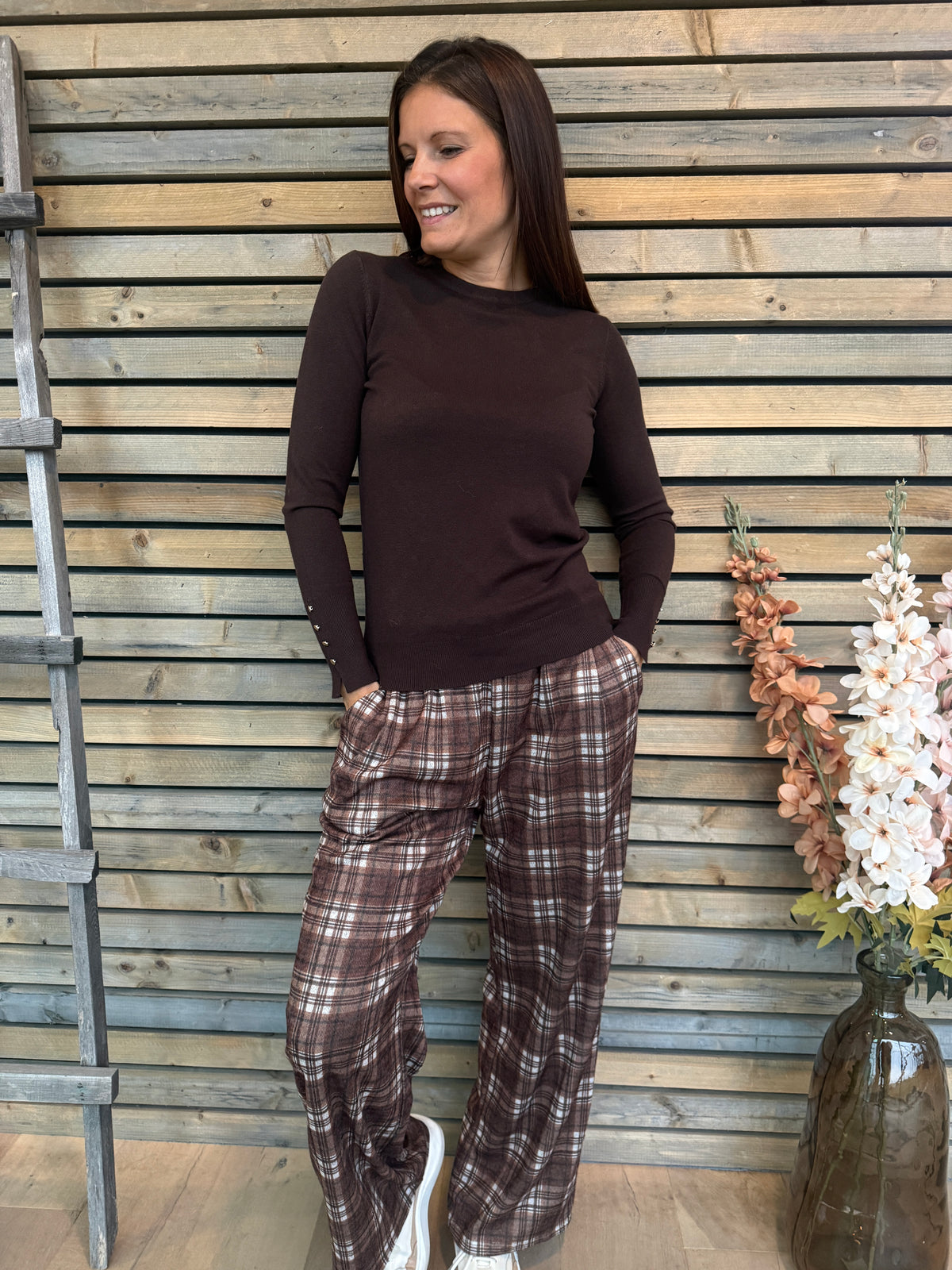 Pull Olga chocolat