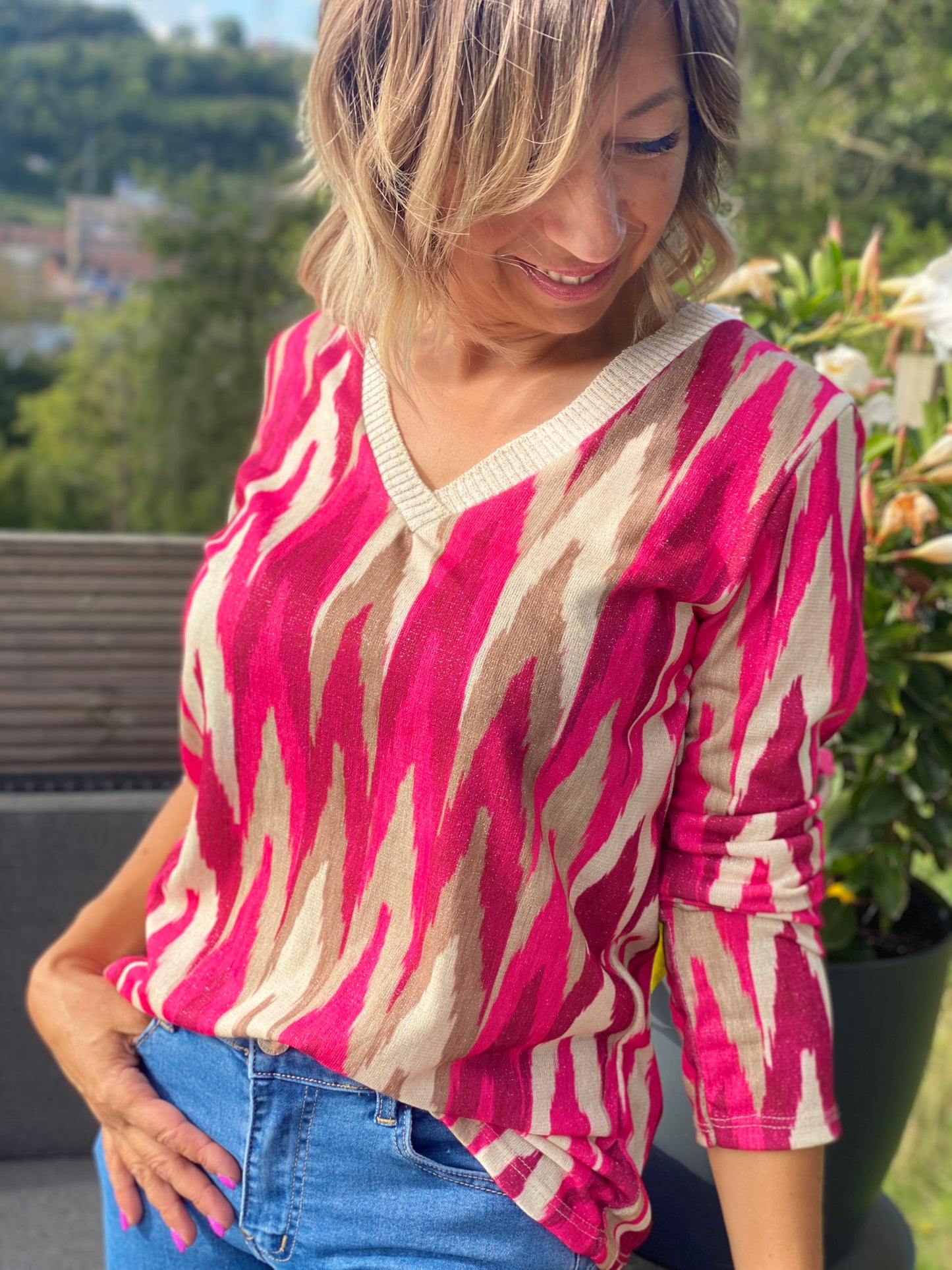 Blouse Hannah magenta