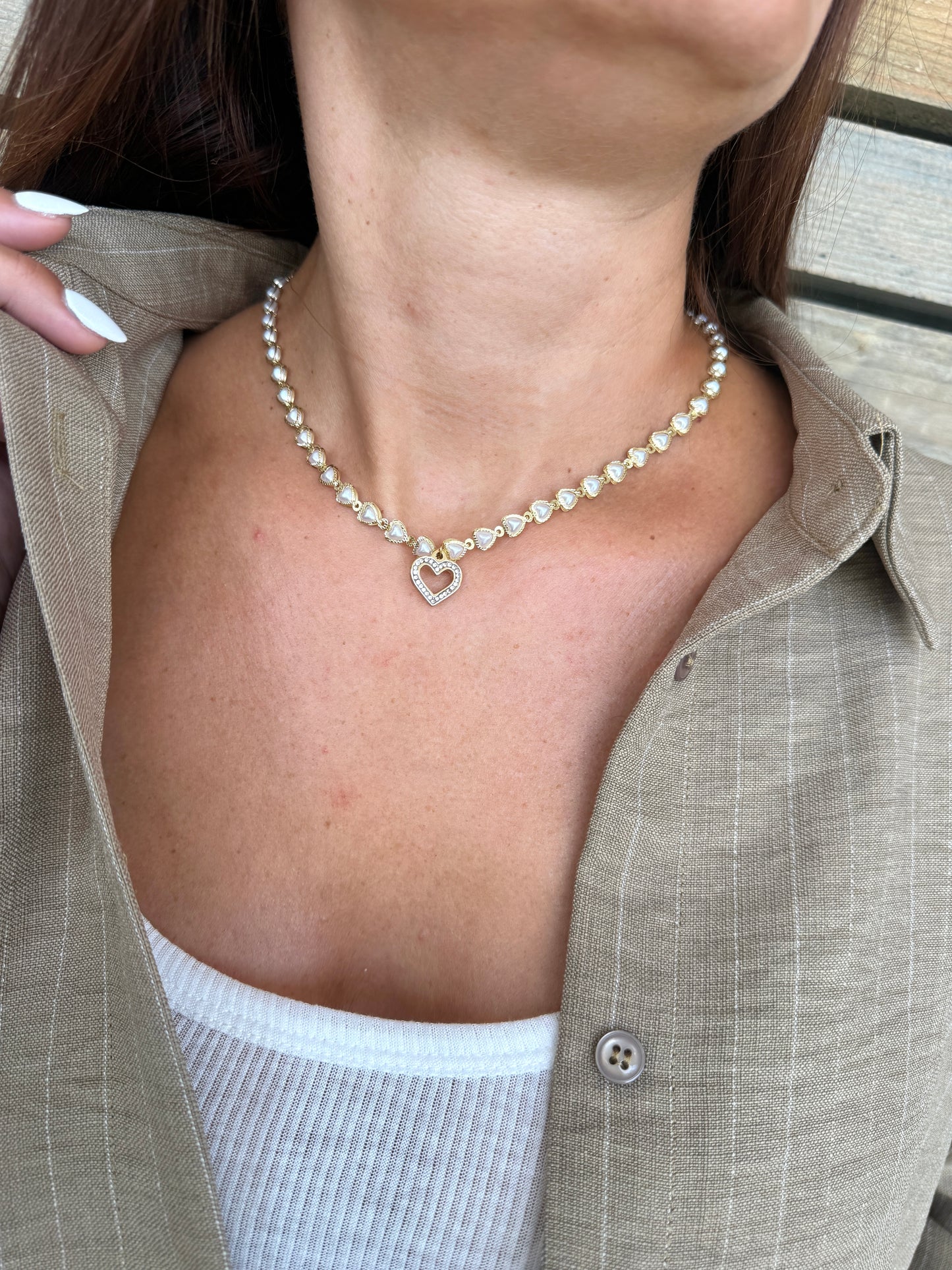 Collier Delphine doré