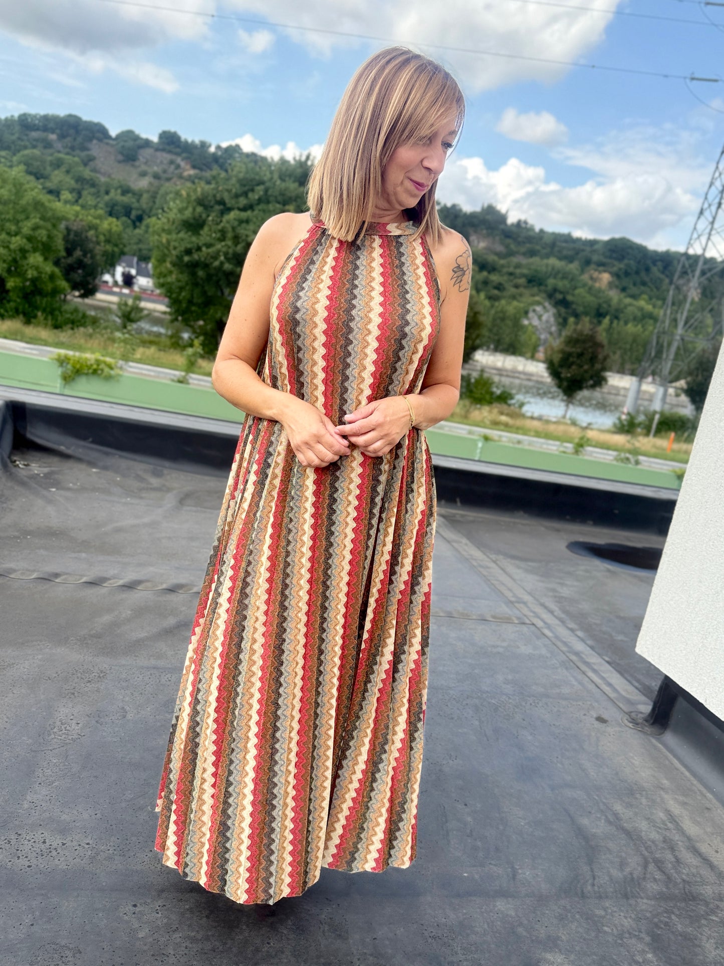 Robe Chiara kaki