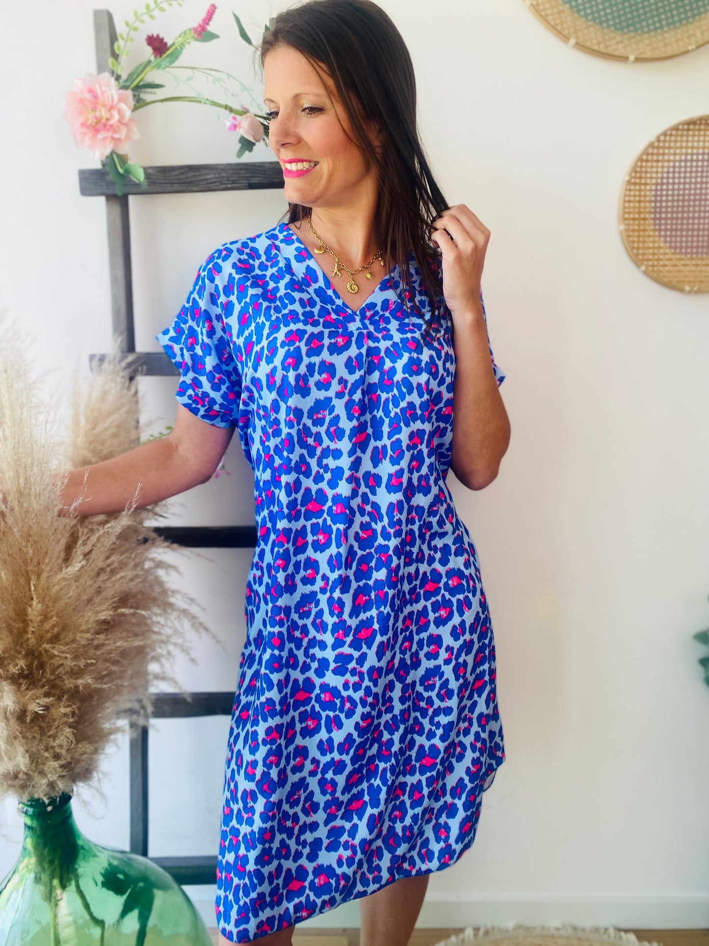Robe Albane bleu