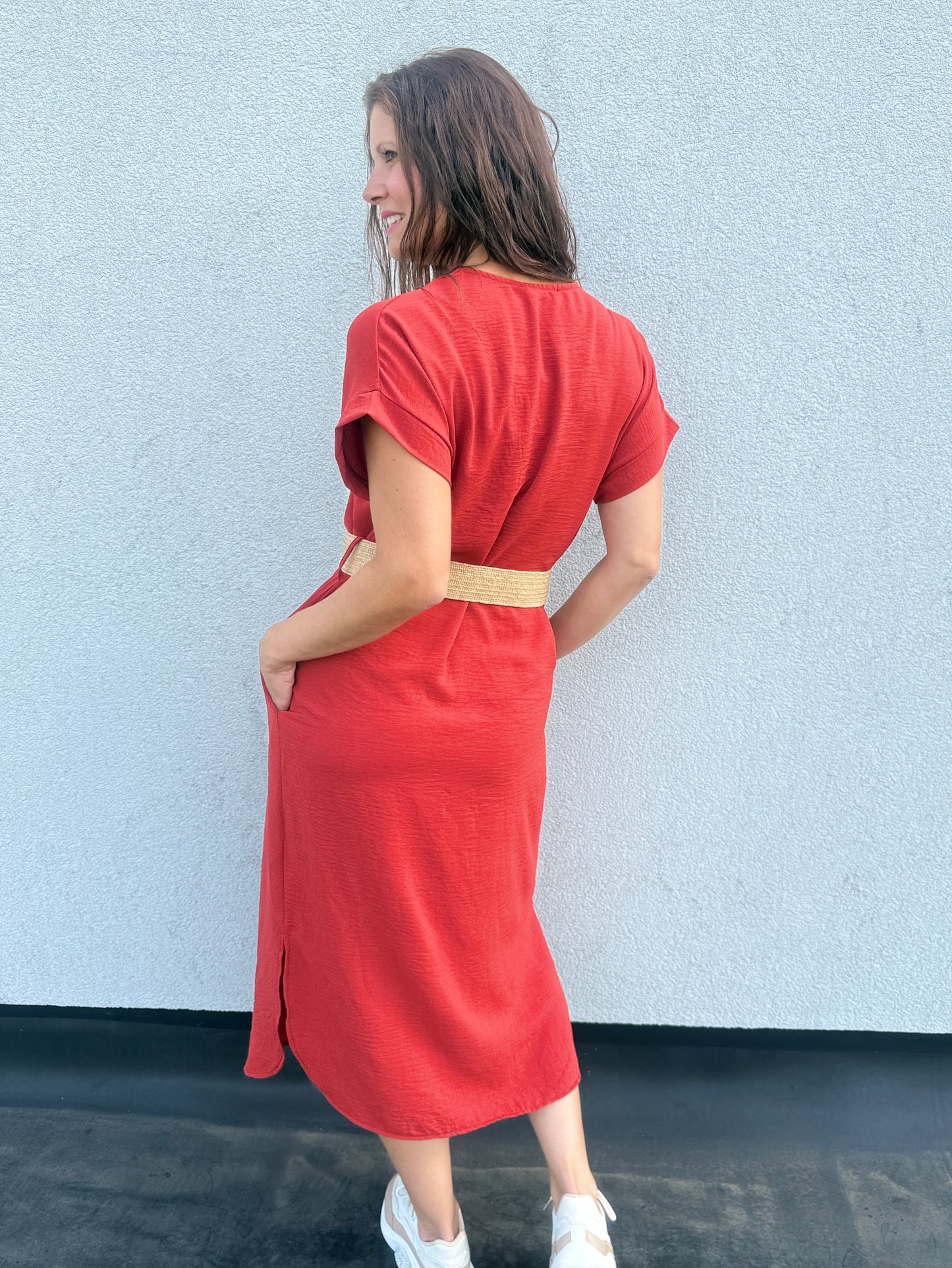 Robe longue Sohane Terracota