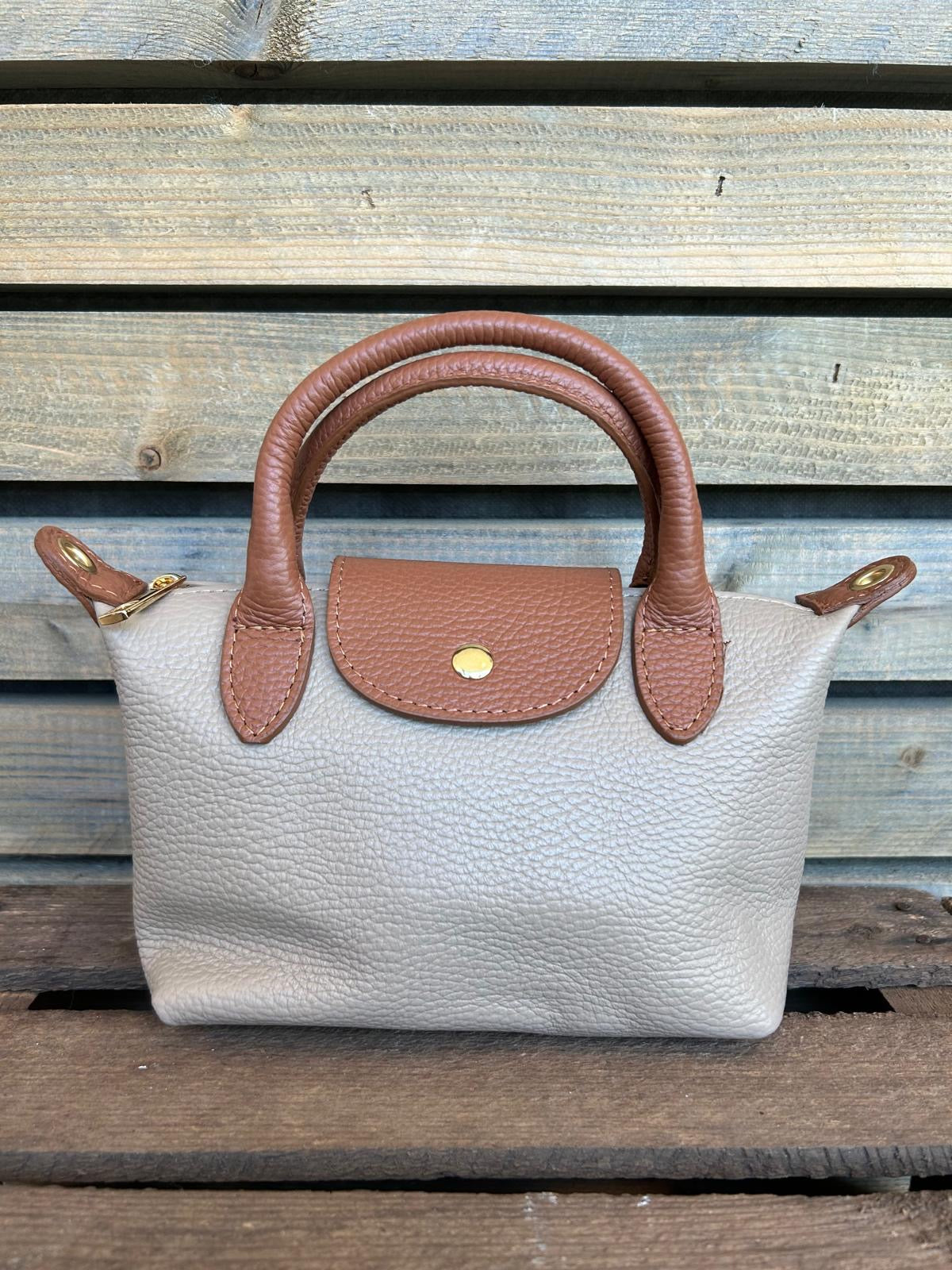 Sac JOANA mini taupe