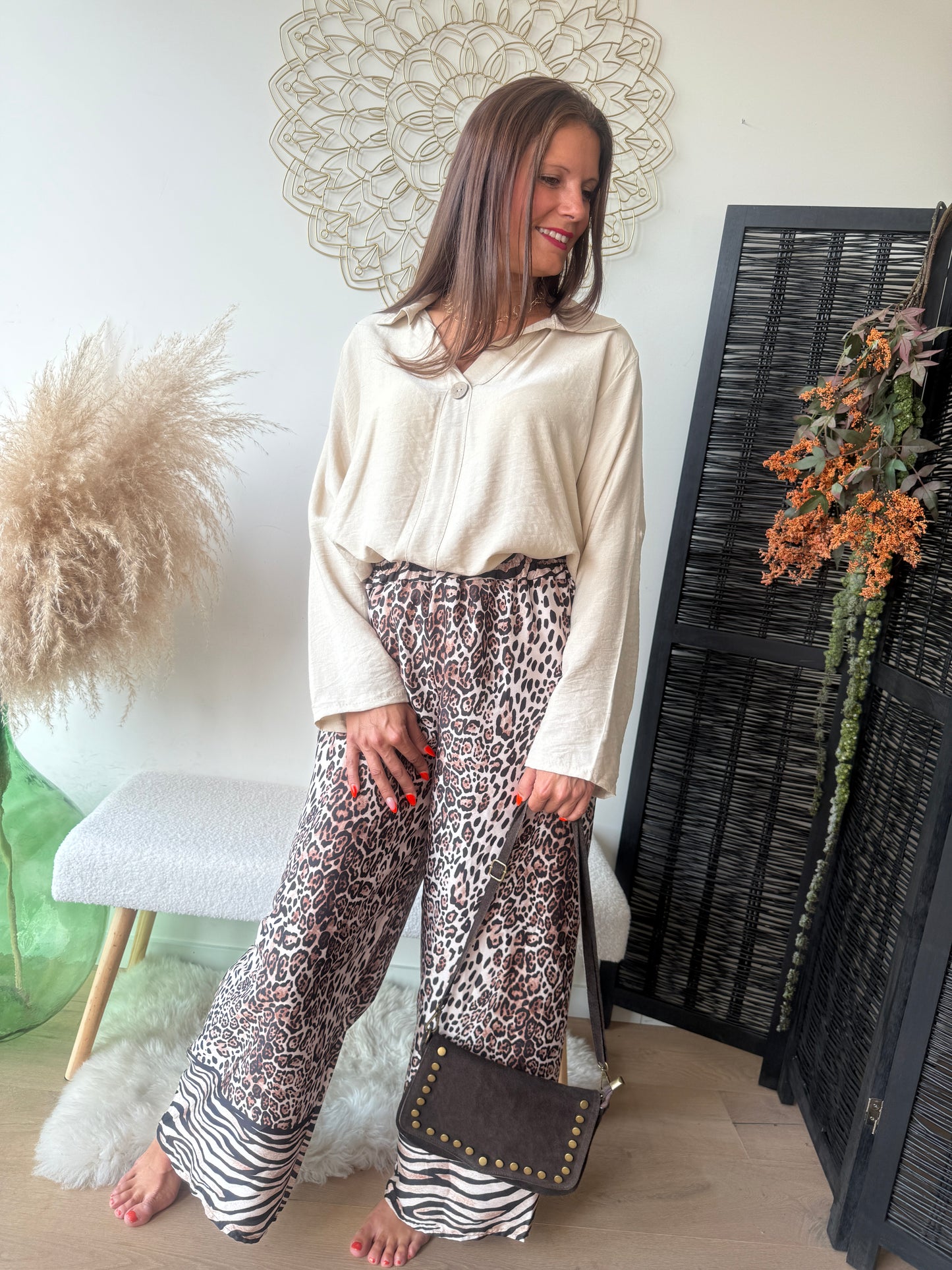 Blouse Célia beige