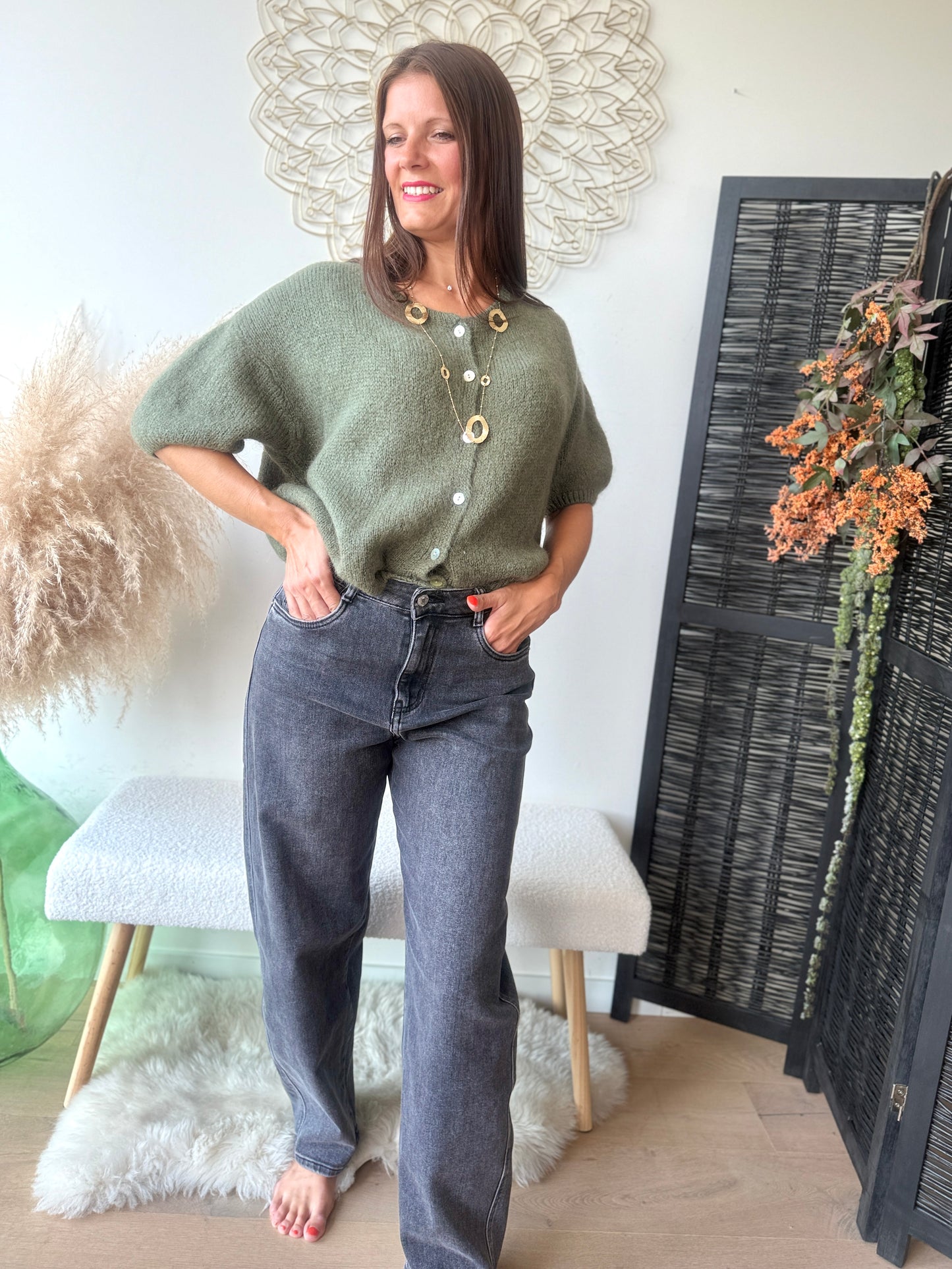 Gilet Cosy kaki
