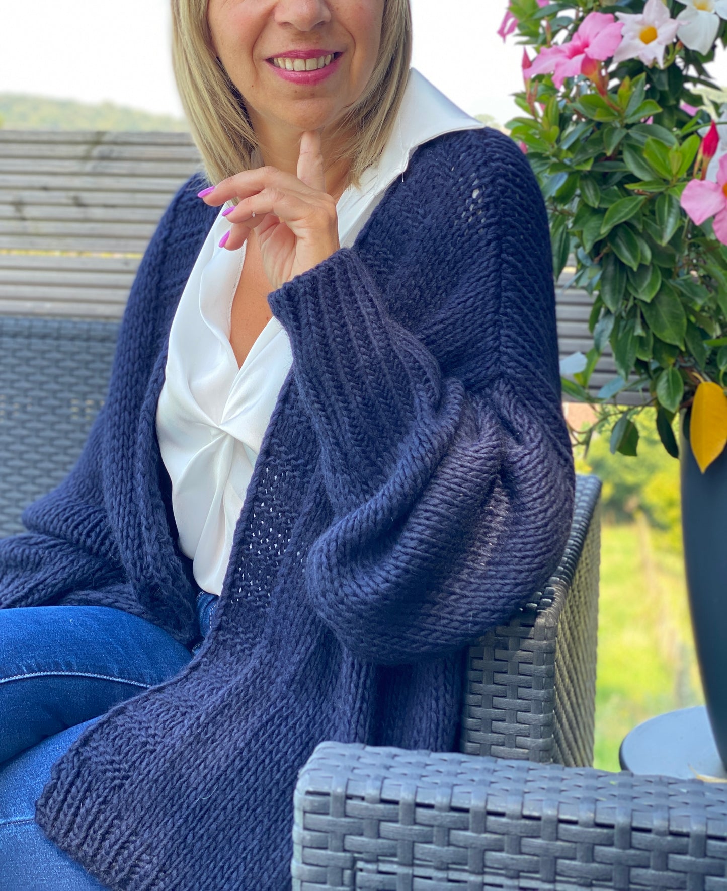 Gilet Emily bleu marine