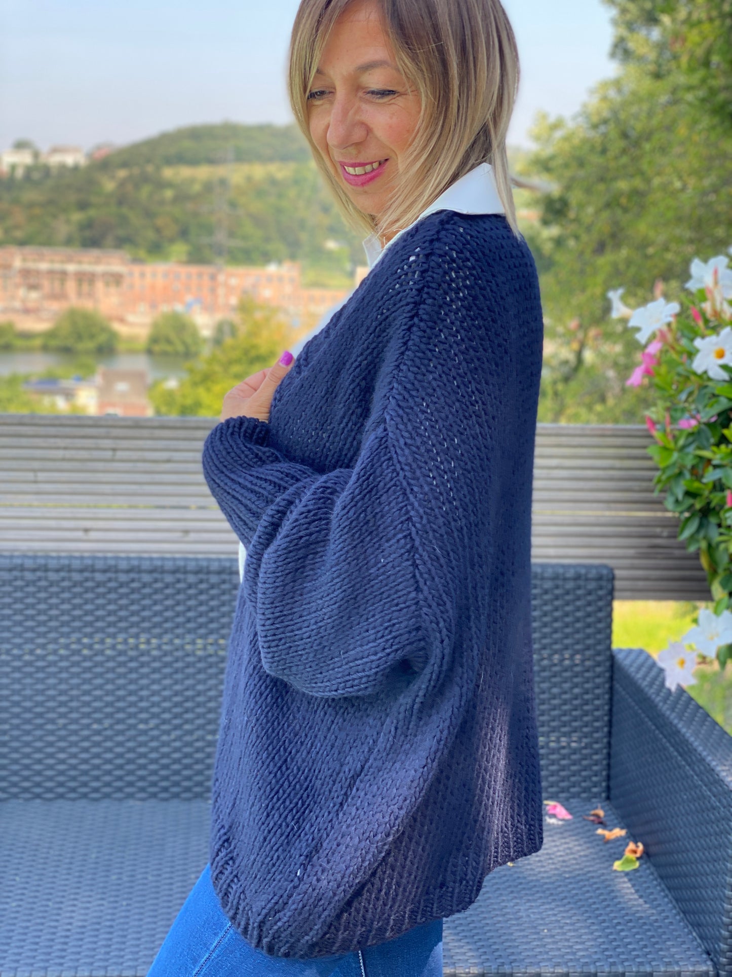 Gilet Emily bleu marine