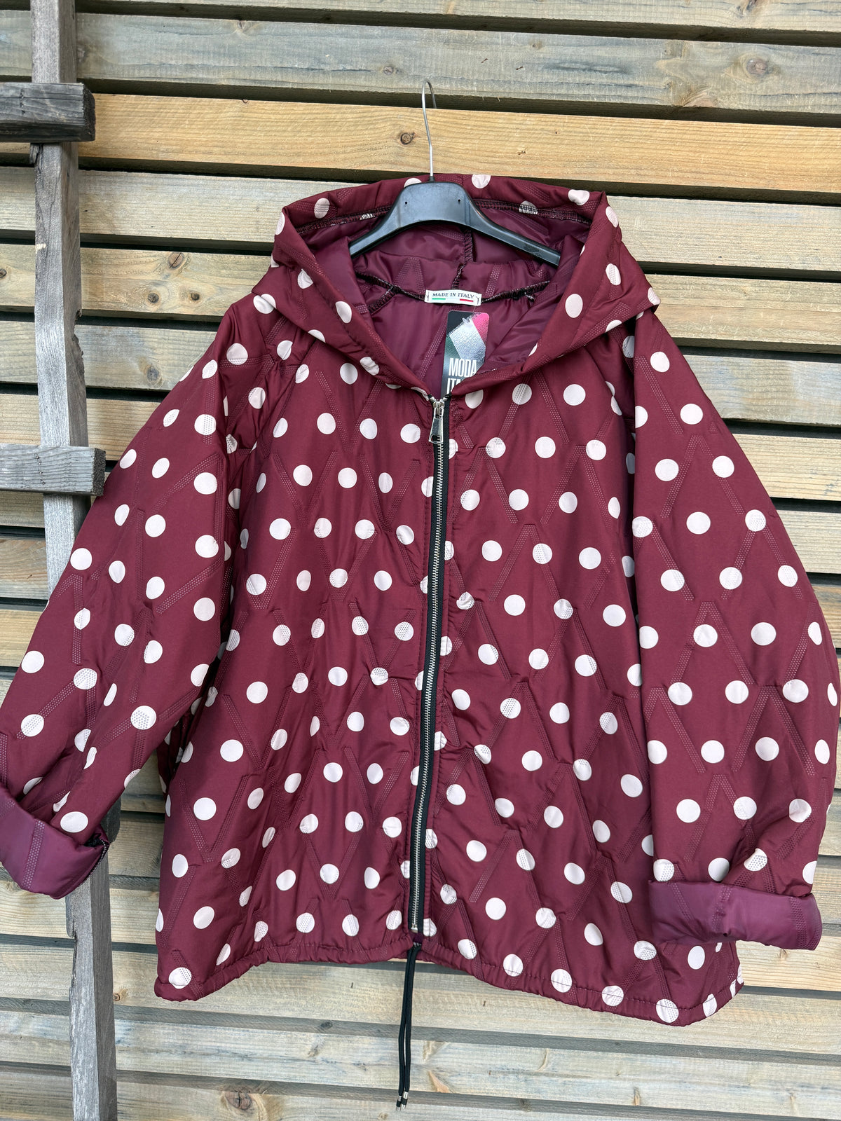 Veste Sandrine bordeaux