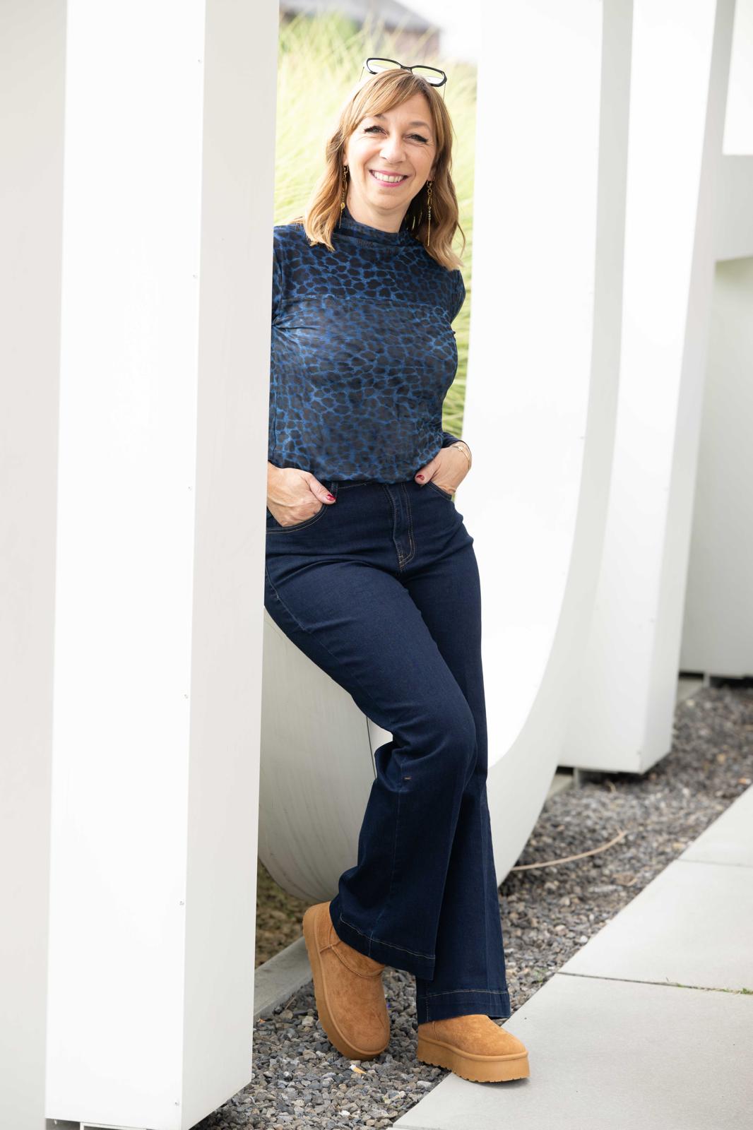 Blouse Vénus bleu