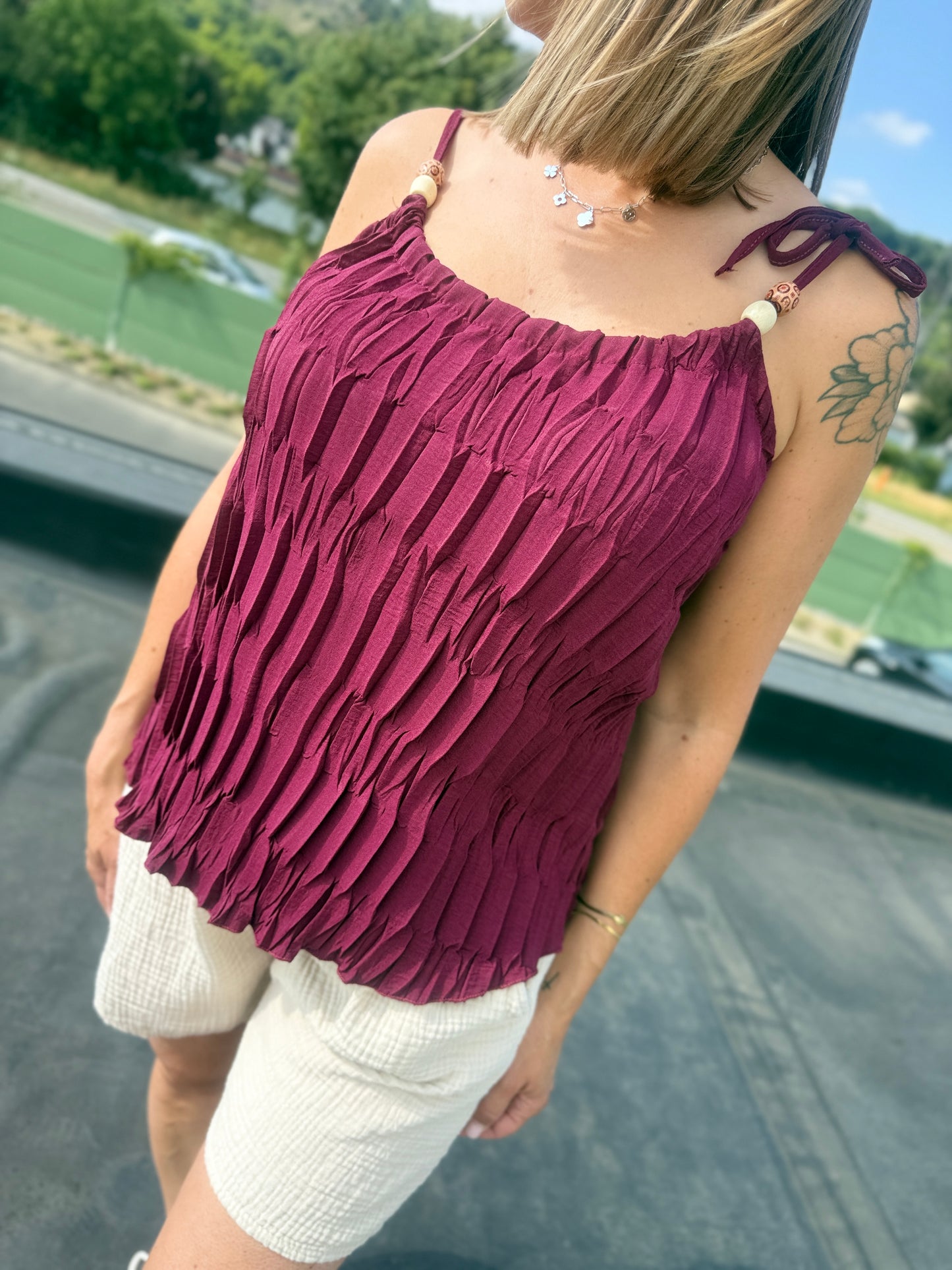 Top Alice Aubergine