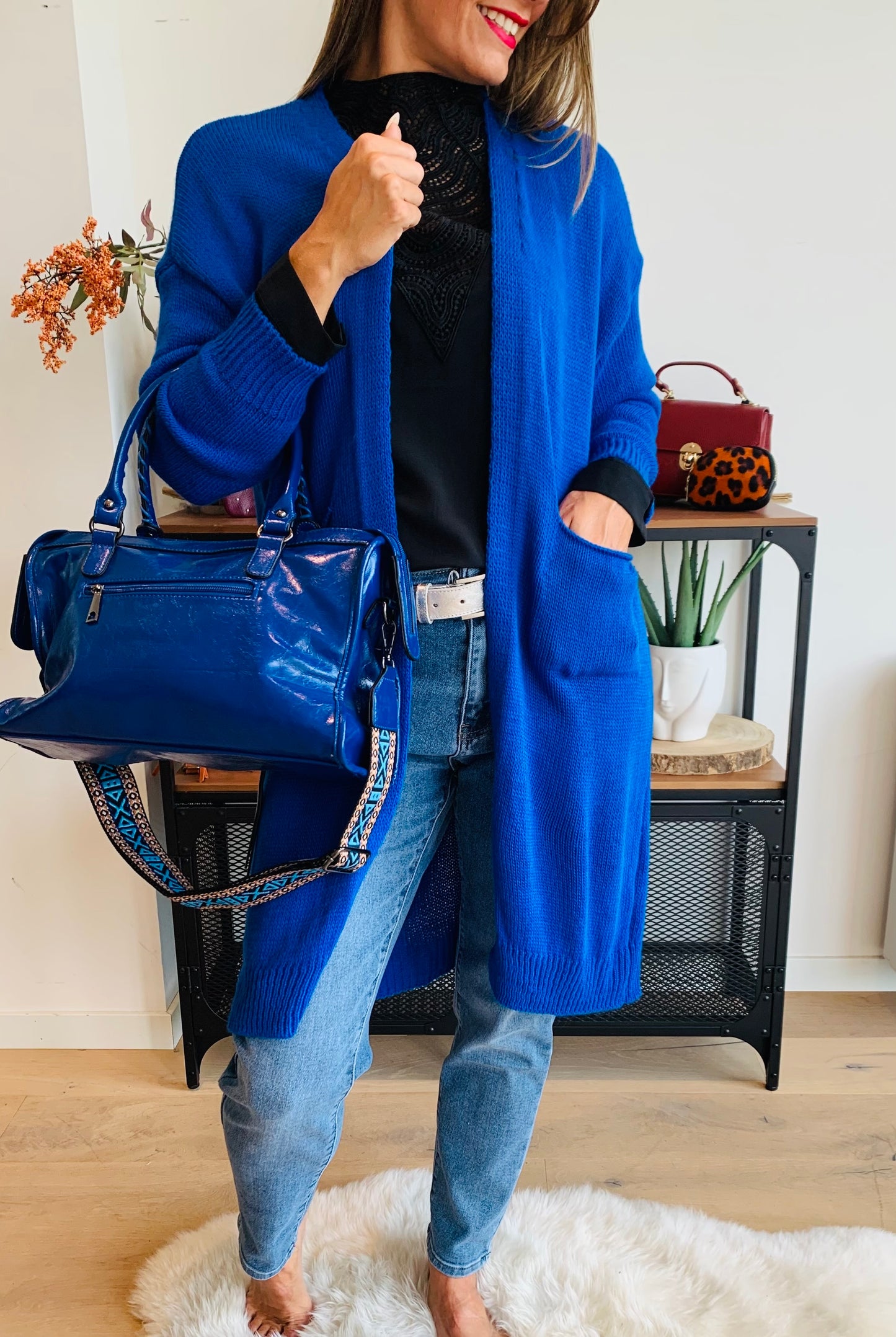 Gilet Cassiopée bleu bic