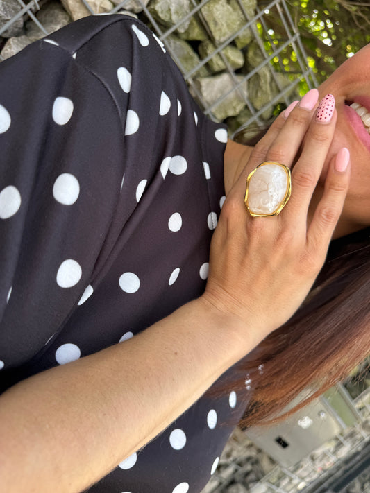 Bague Cali blanc