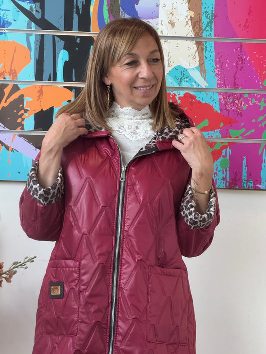 Veste Esmée bordeaux