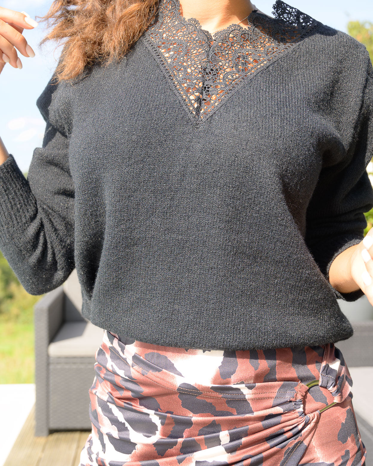 Pull Katherine noir