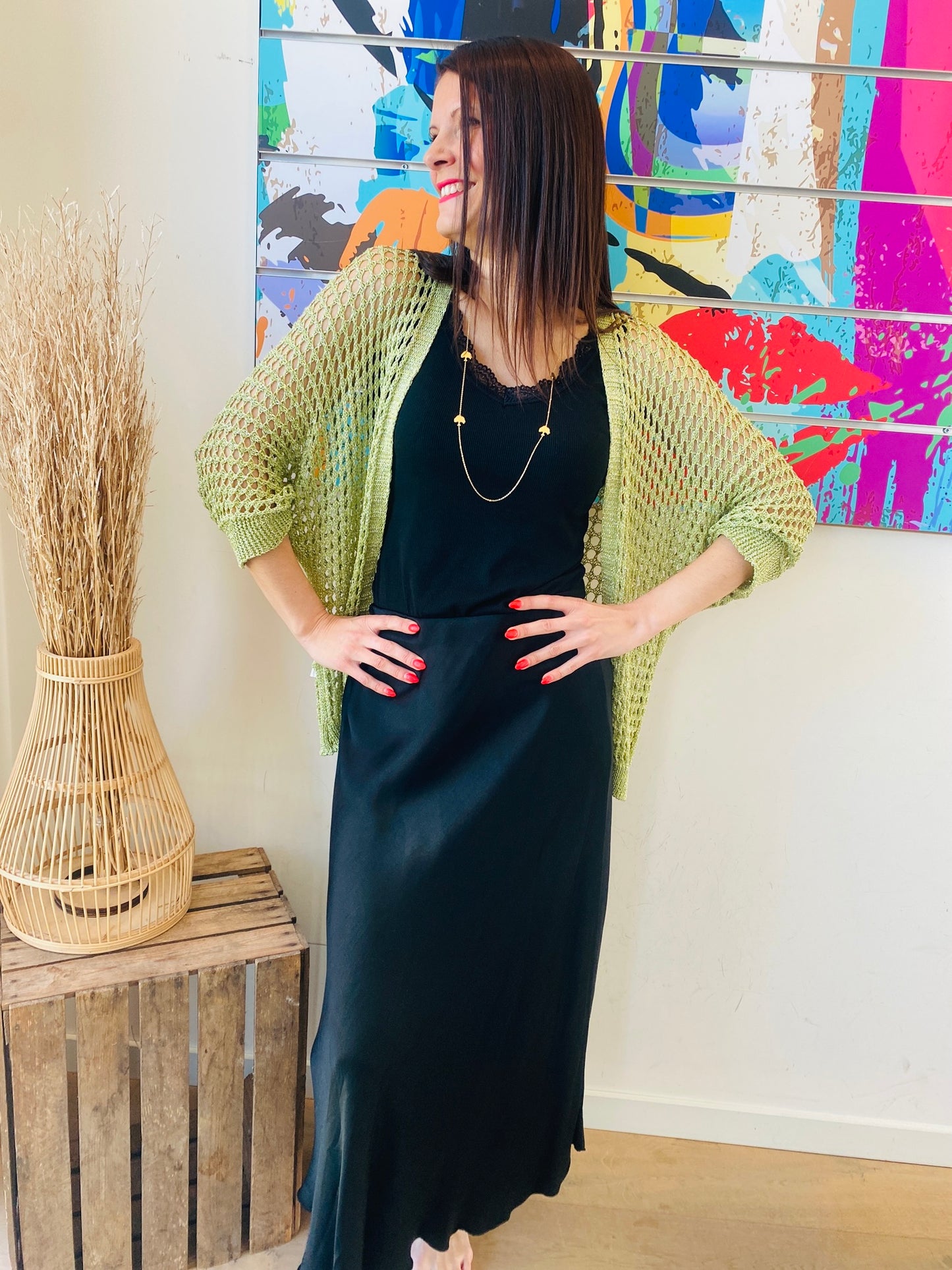 Gilet Vilnisio vert pomme