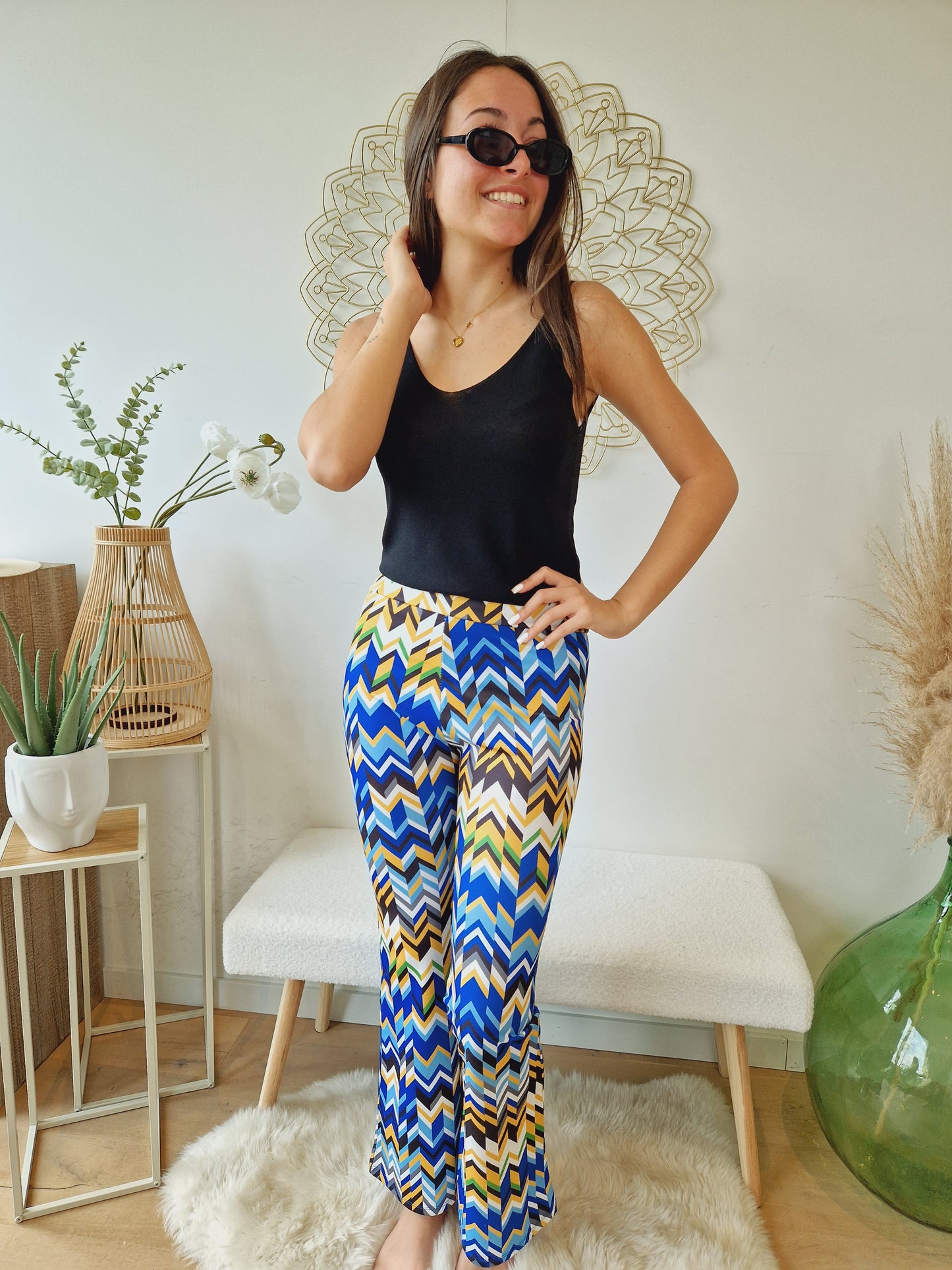 Pantalon Hyacinthe Bleu