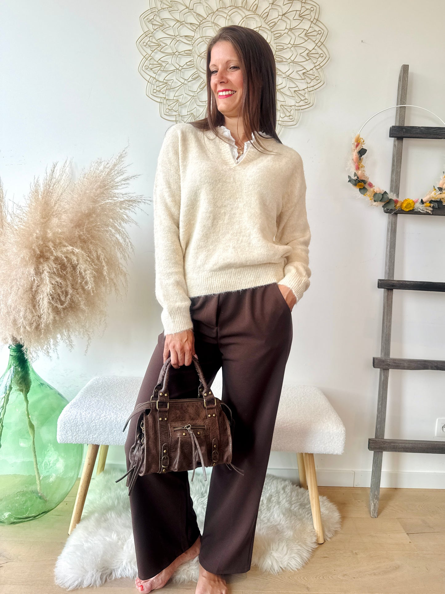 Pull Livia beige