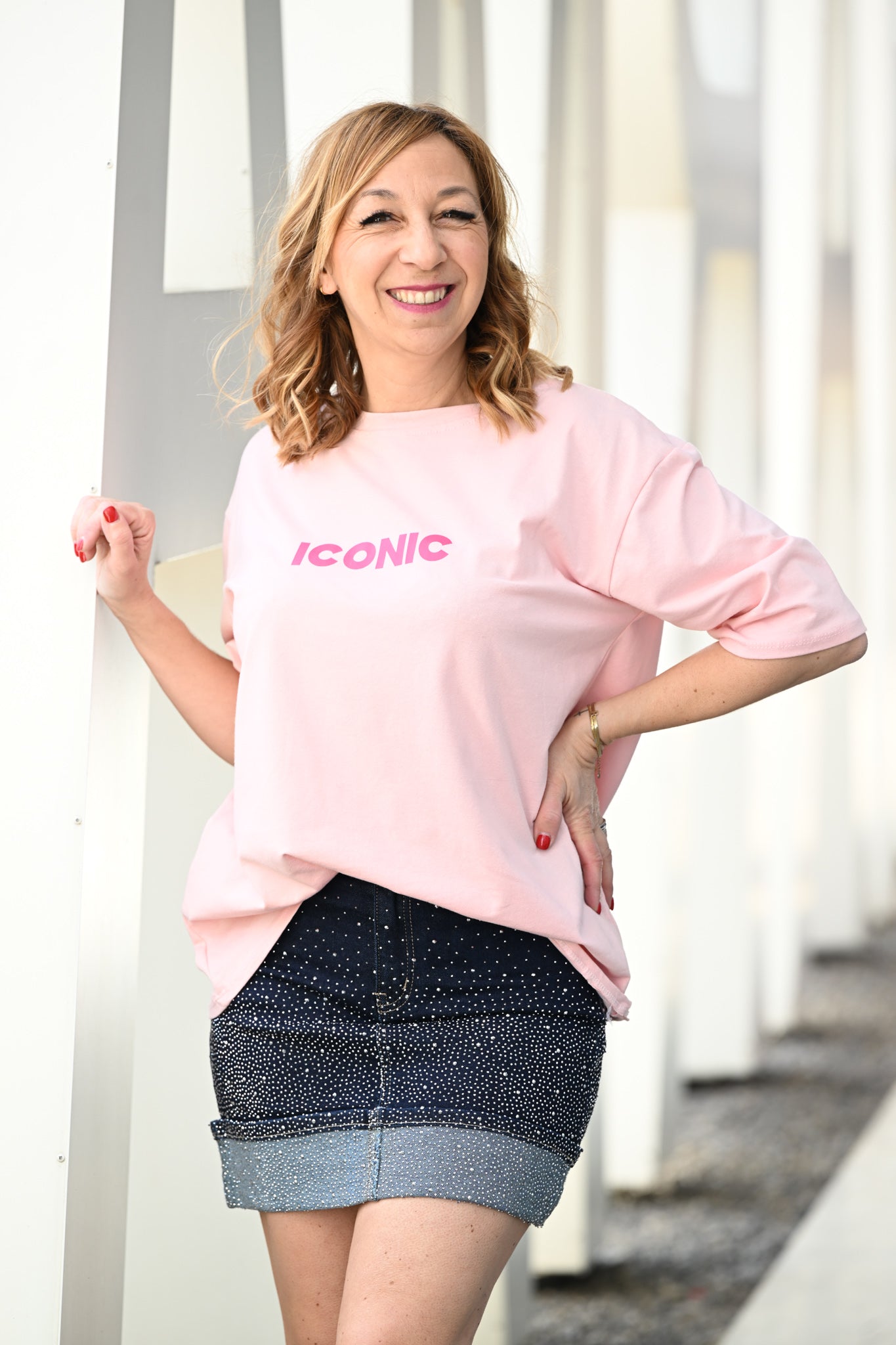 T-shirt Iconic rose
