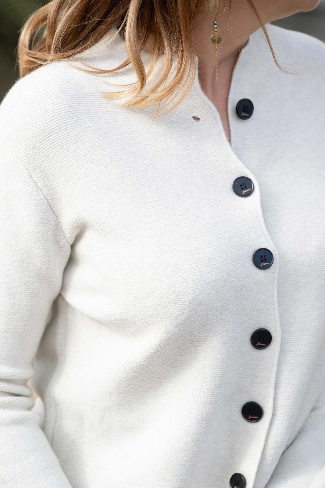 Gilet Rosie crème
