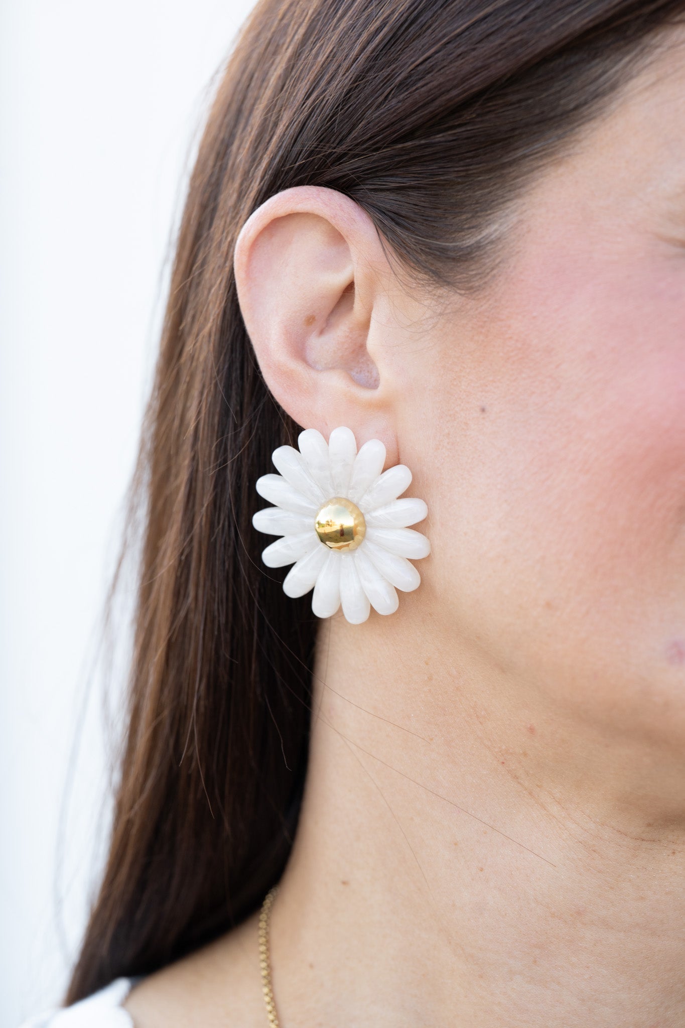 Boucles d'oreilles Marguerite Nicole cavallaro