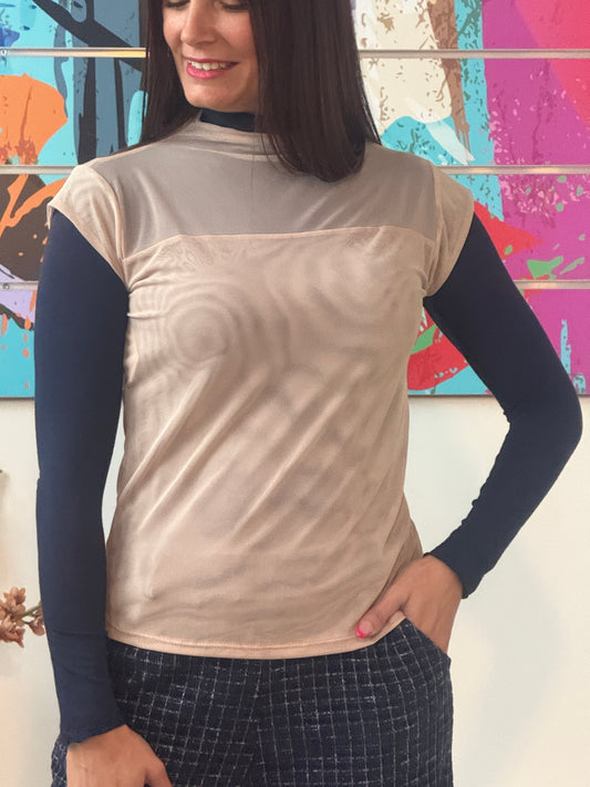 Blouse Théodora beige