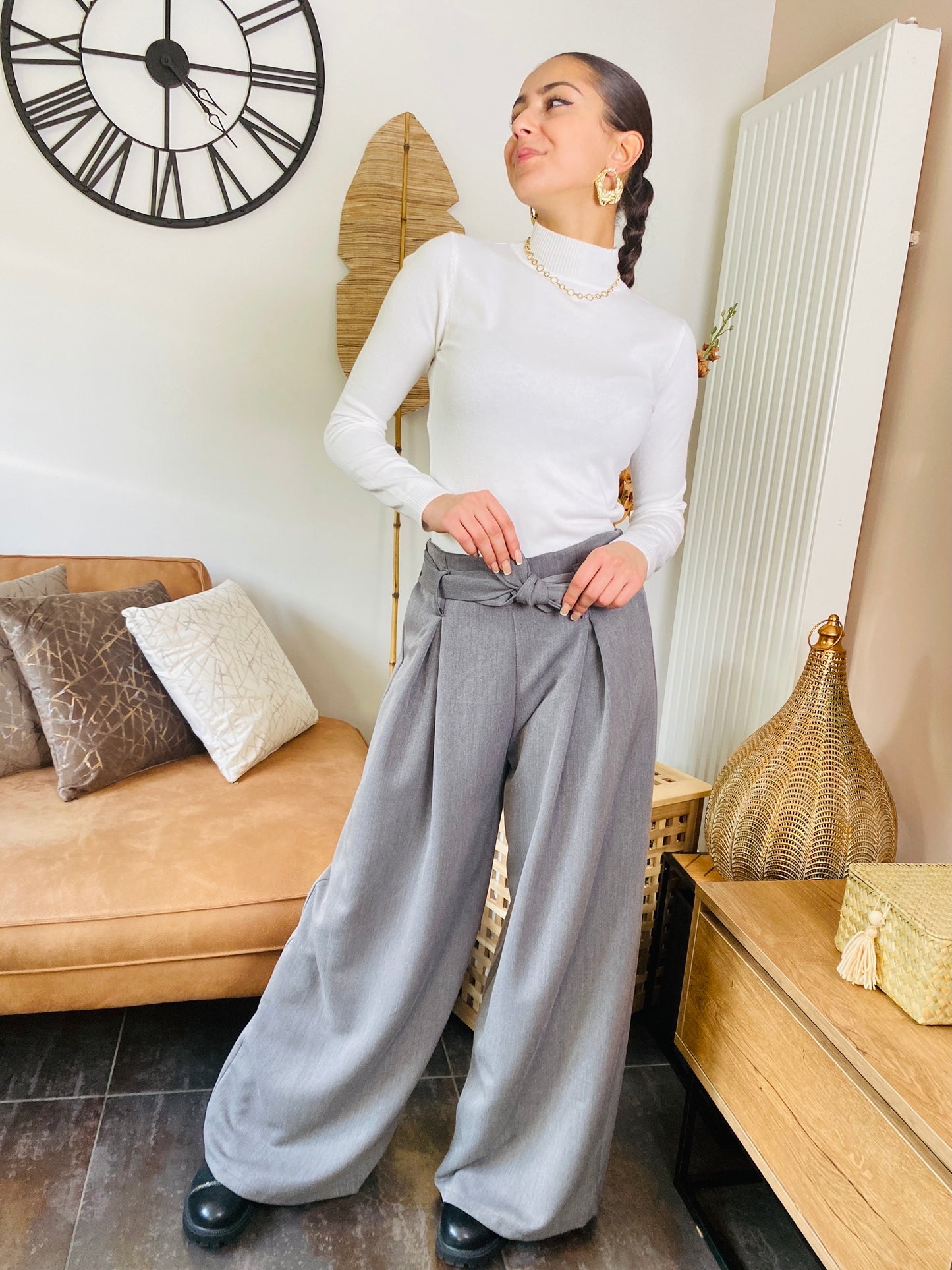 Pull Chaussette Dorothy blanc