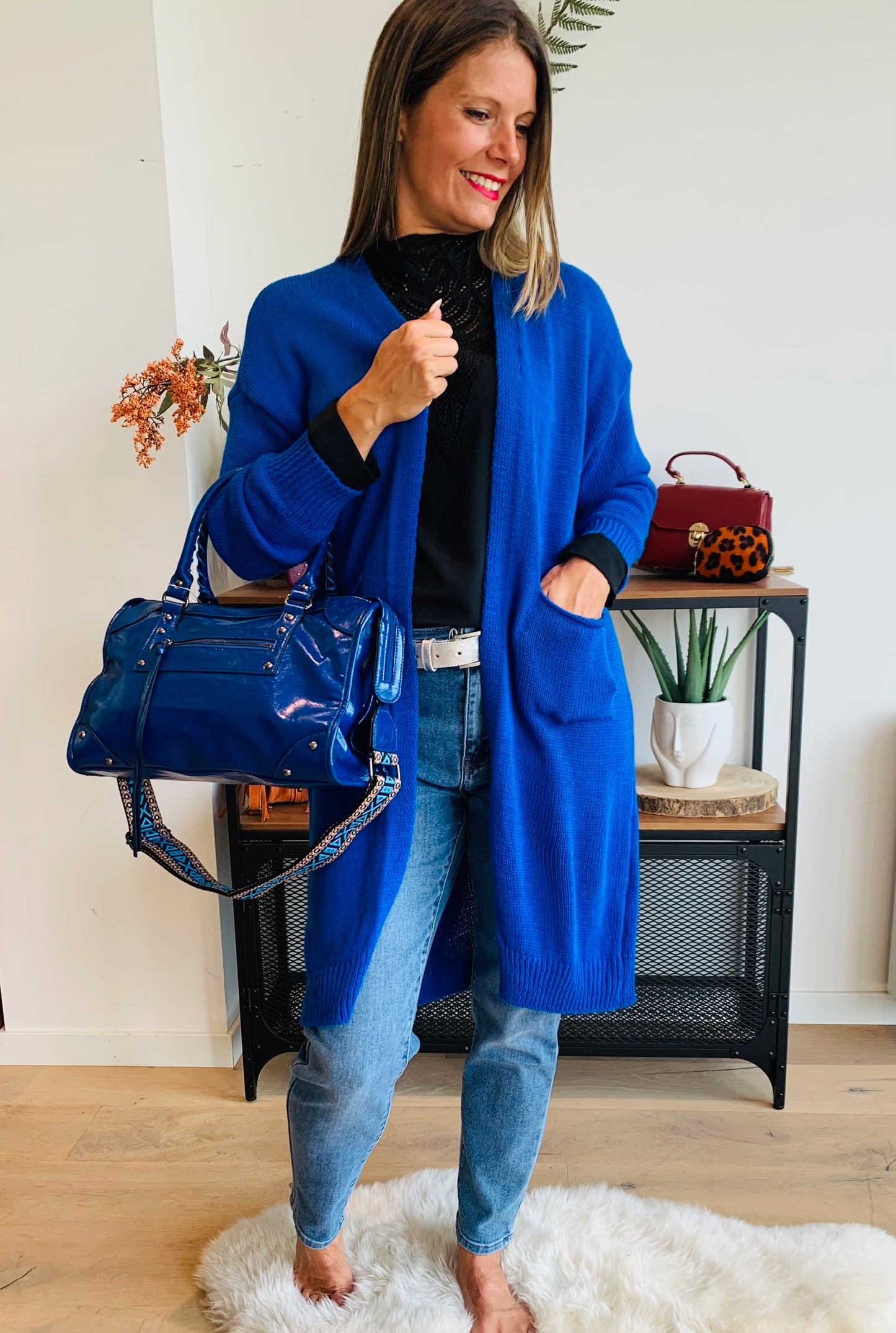 Gilet Cassiopée bleu bic
