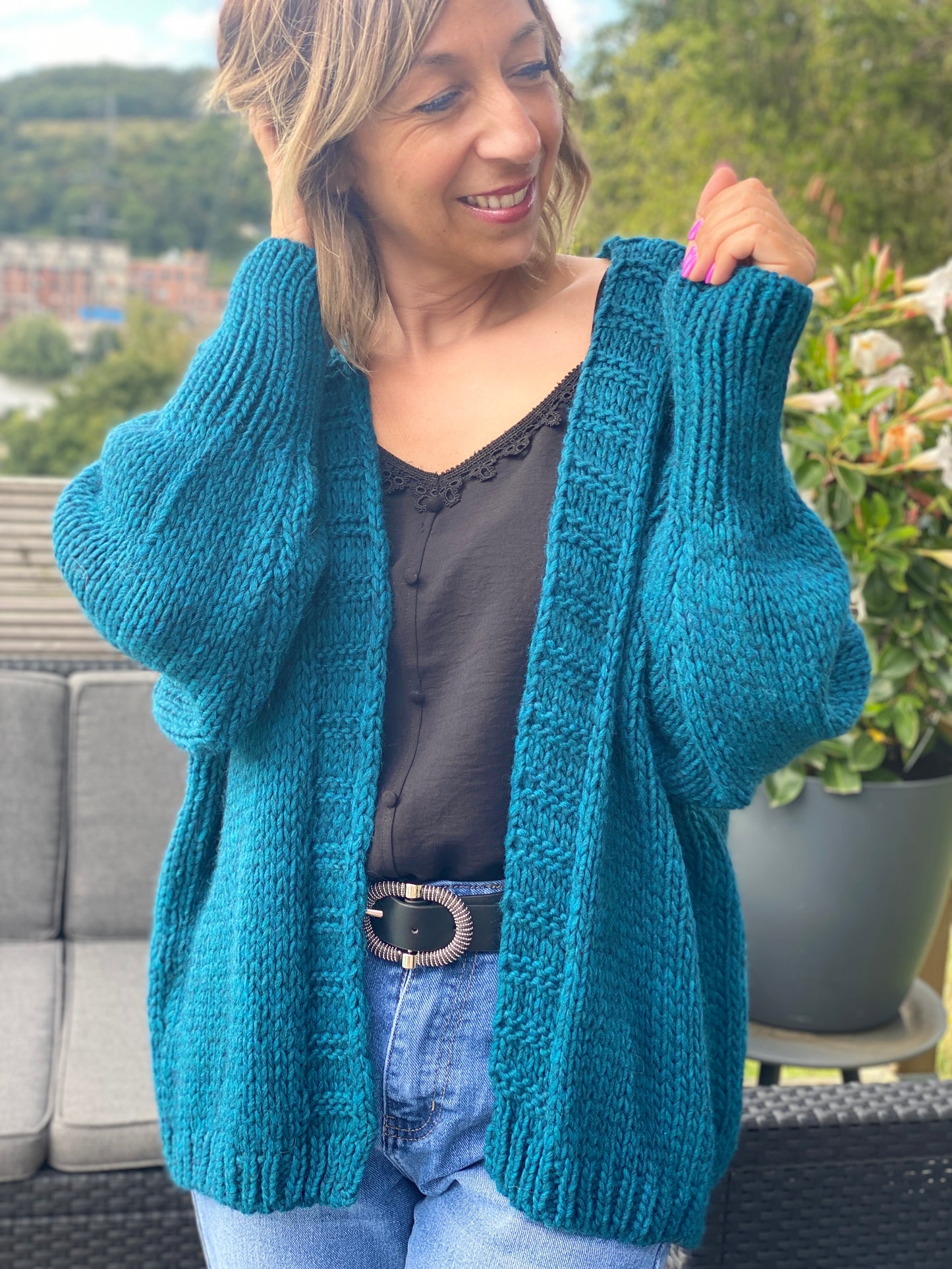Gilet Emily Pétrole