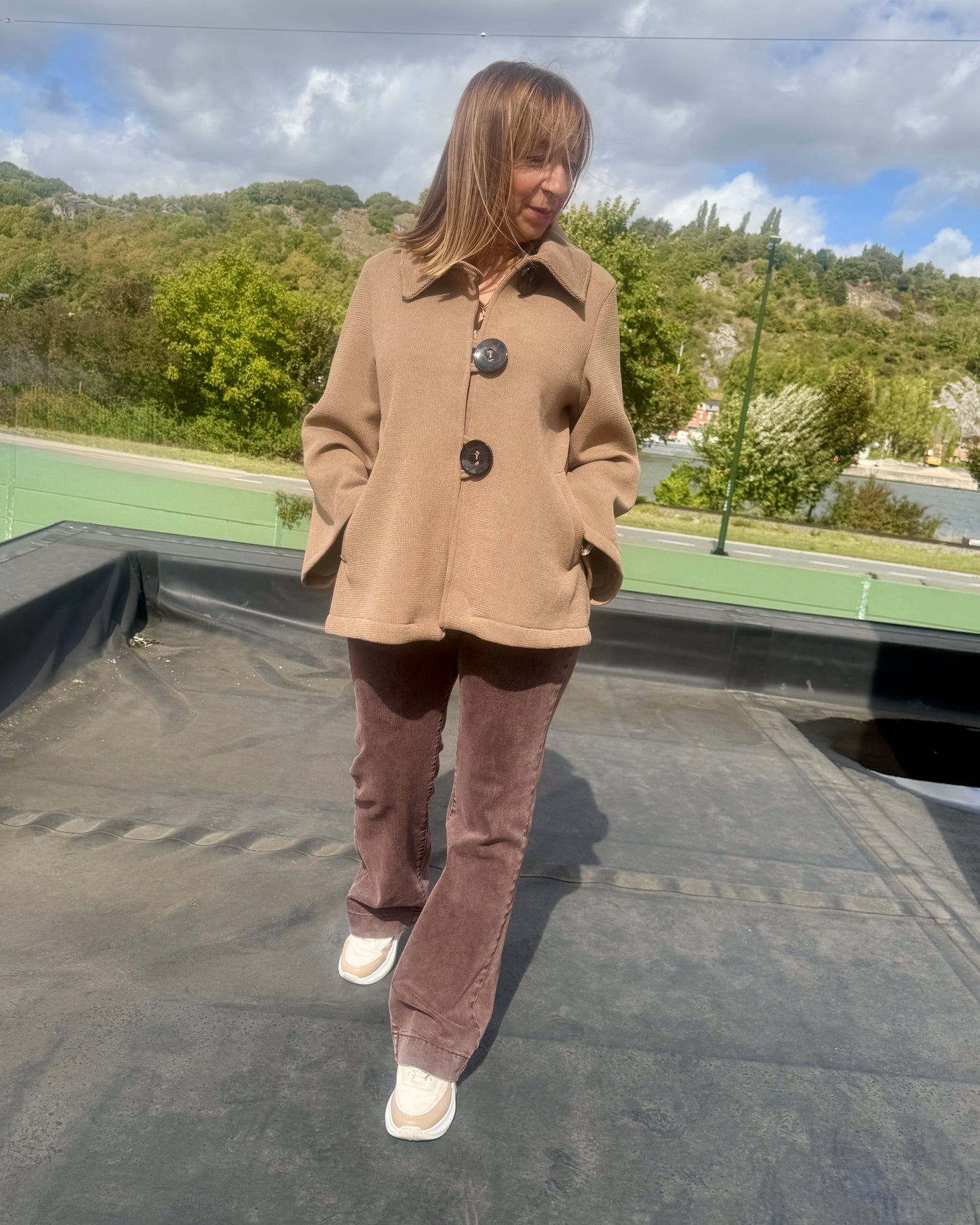 Veste Lupin camel