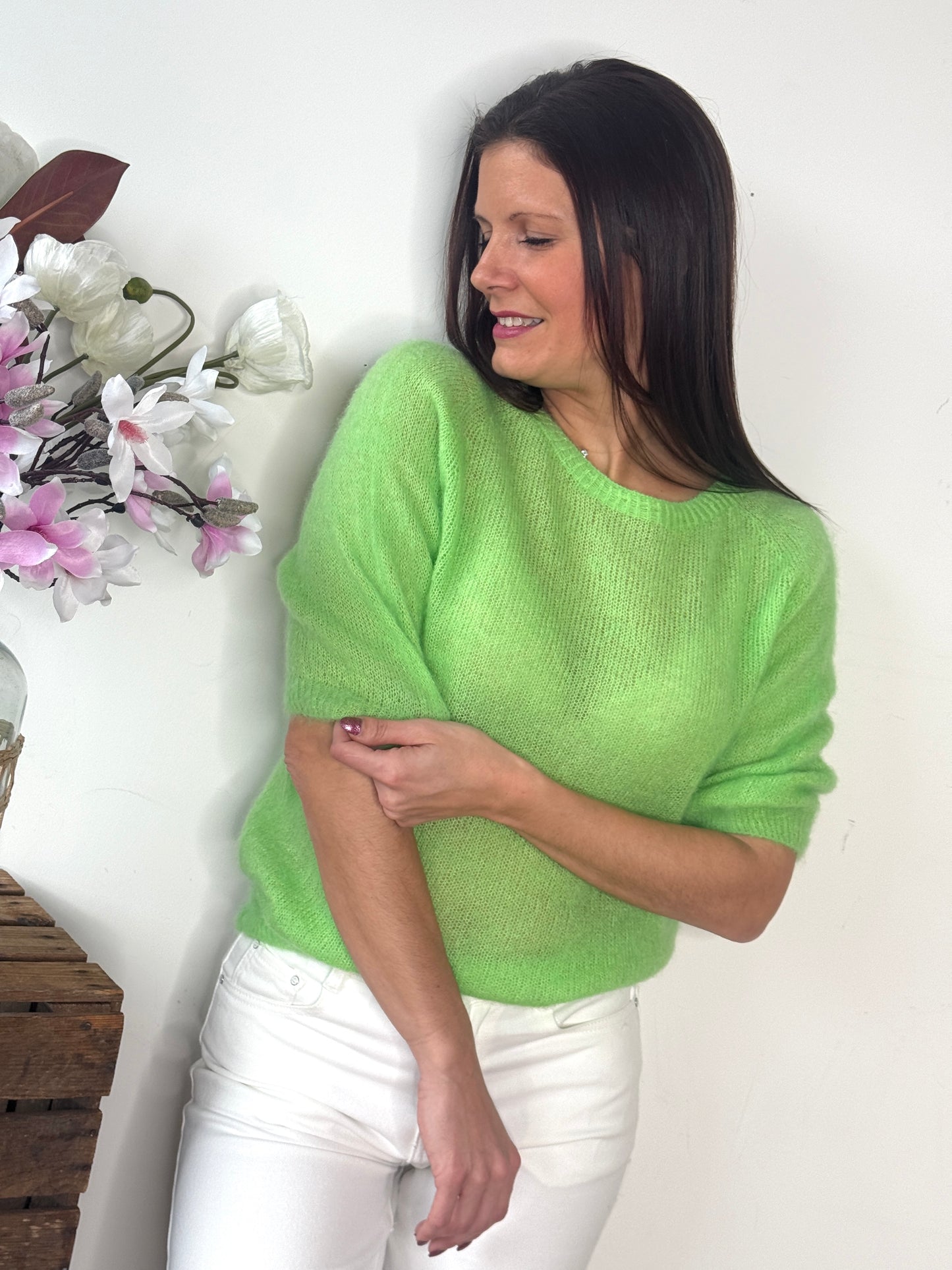 Pull Lali vert pomme