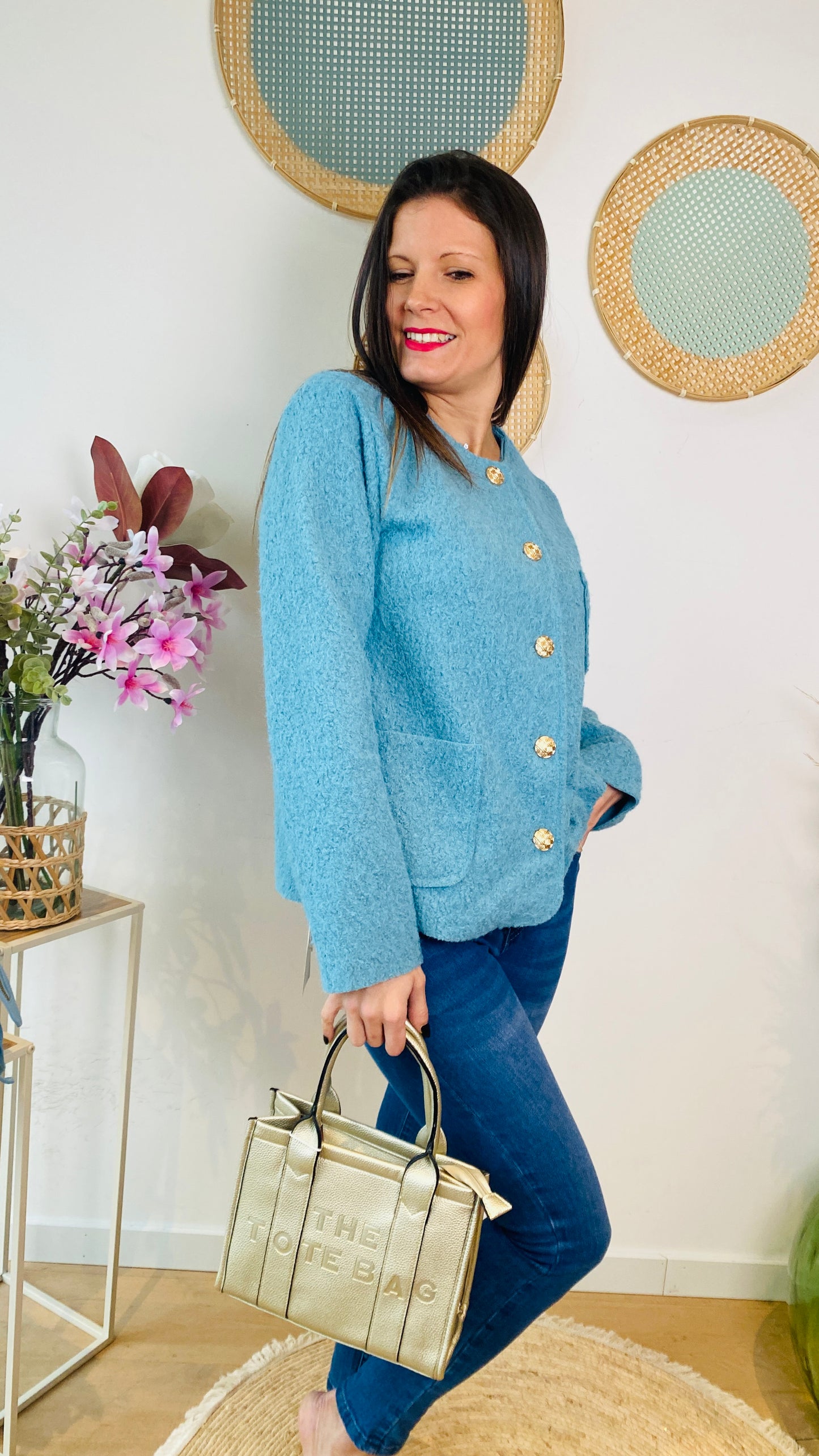 Veste Elena bleu jeans