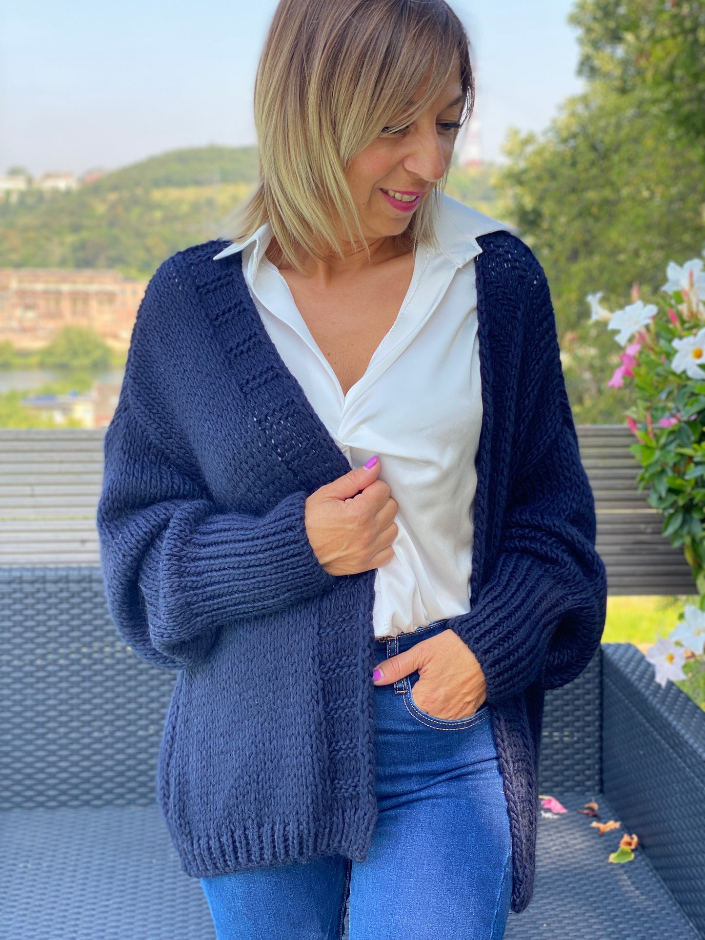 Gilet Emily bleu marine