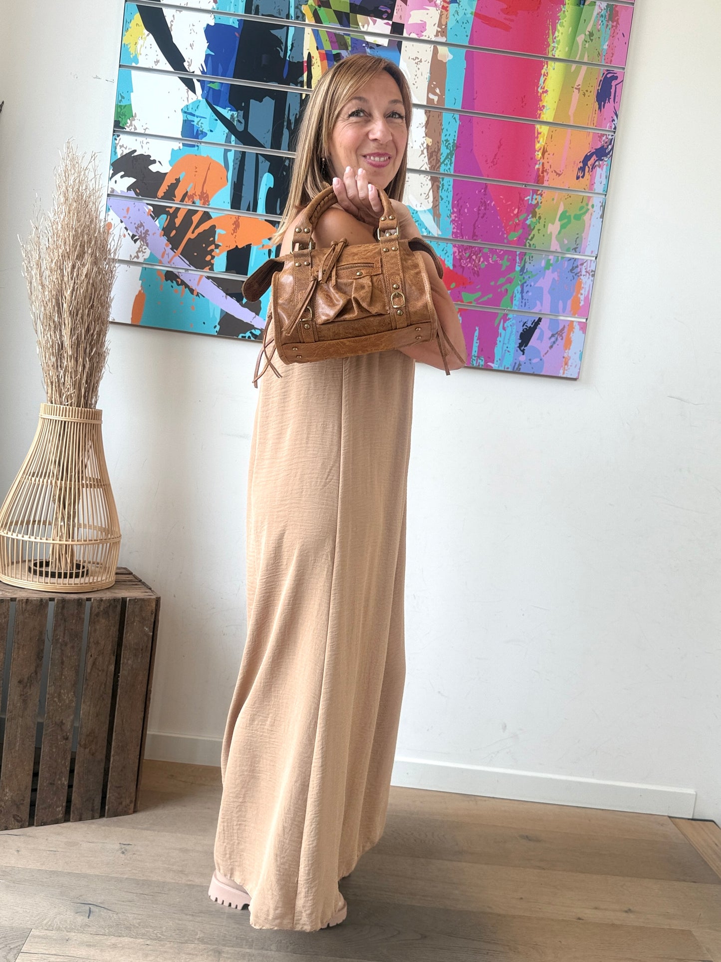 Robe Cléo camel