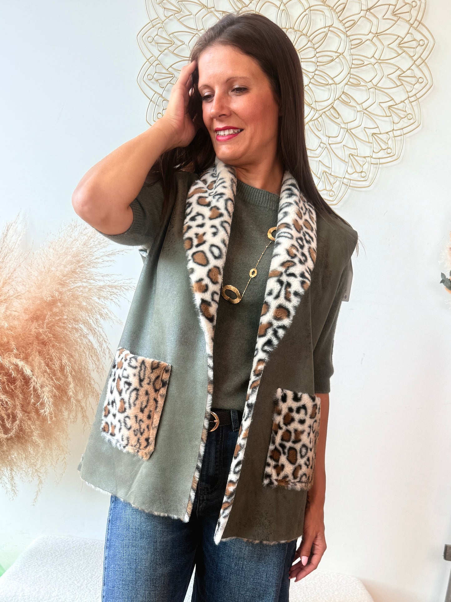 Gilet Selva kaki