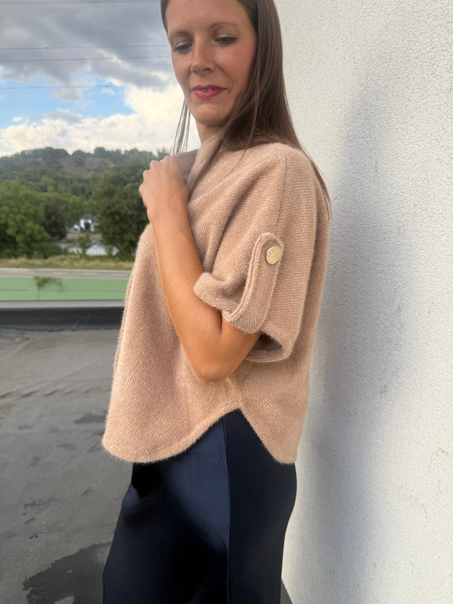 Gilet Noëlla camel