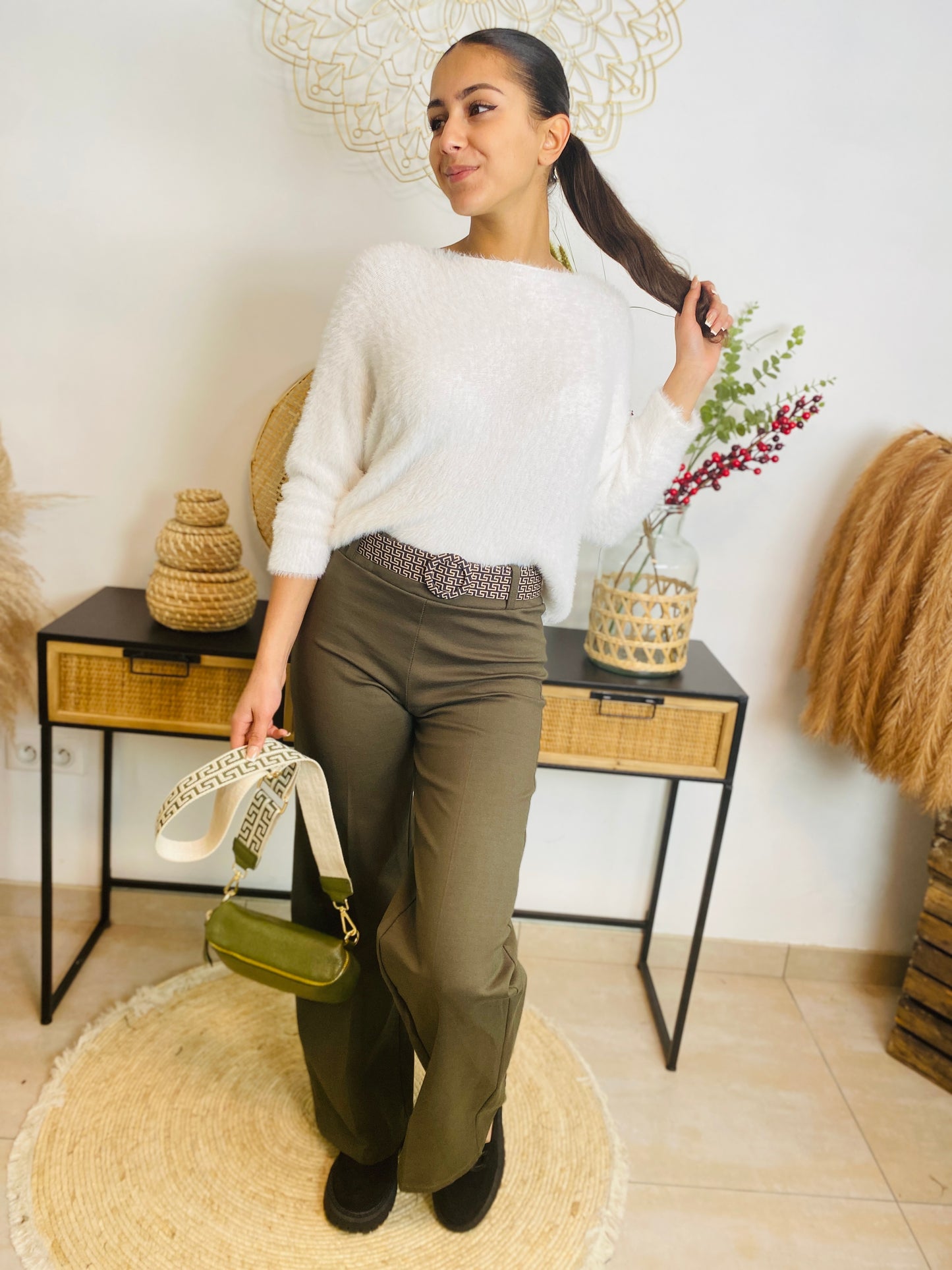 Pantalon Charline kaki
