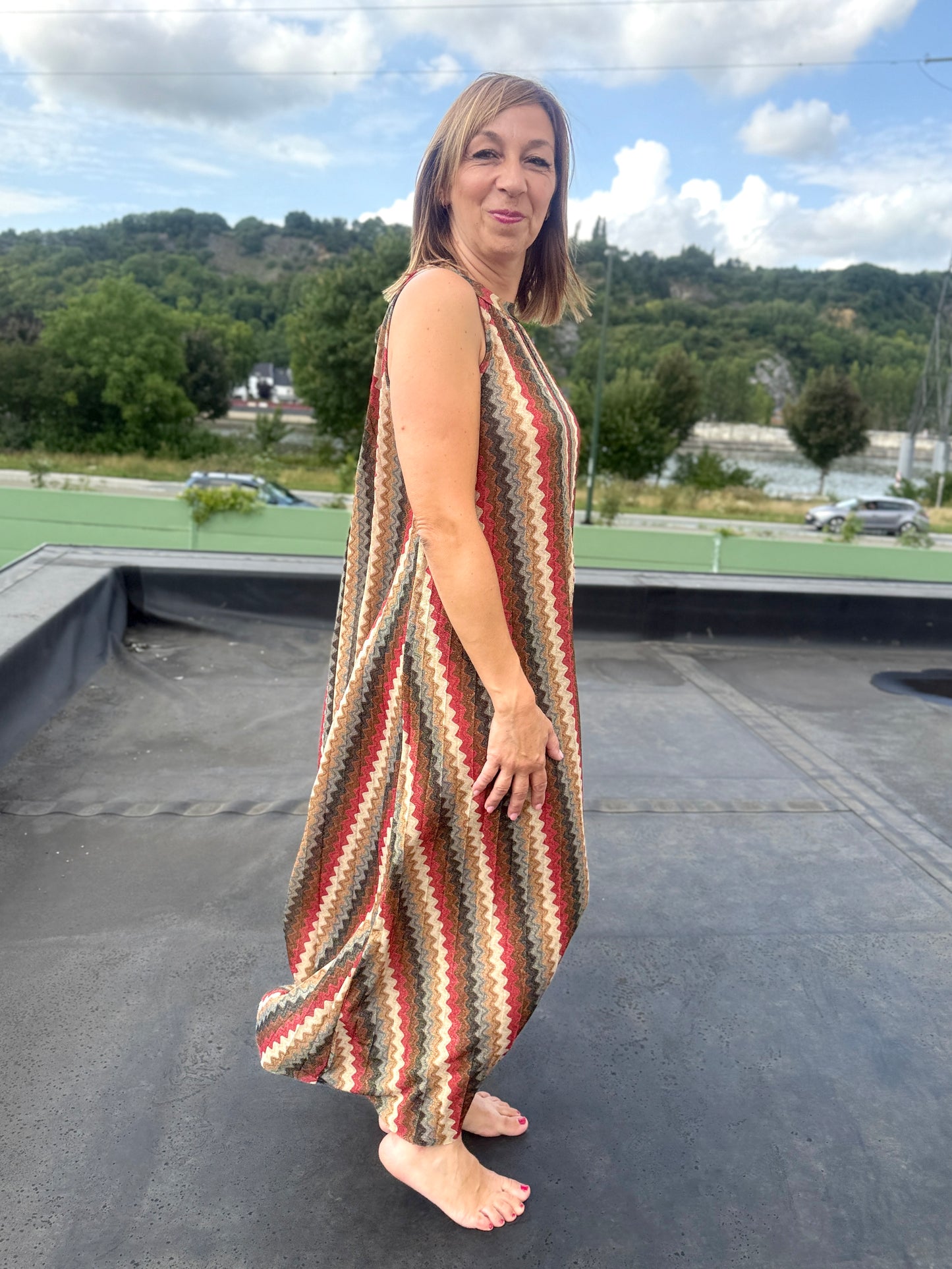 Robe Chiara kaki