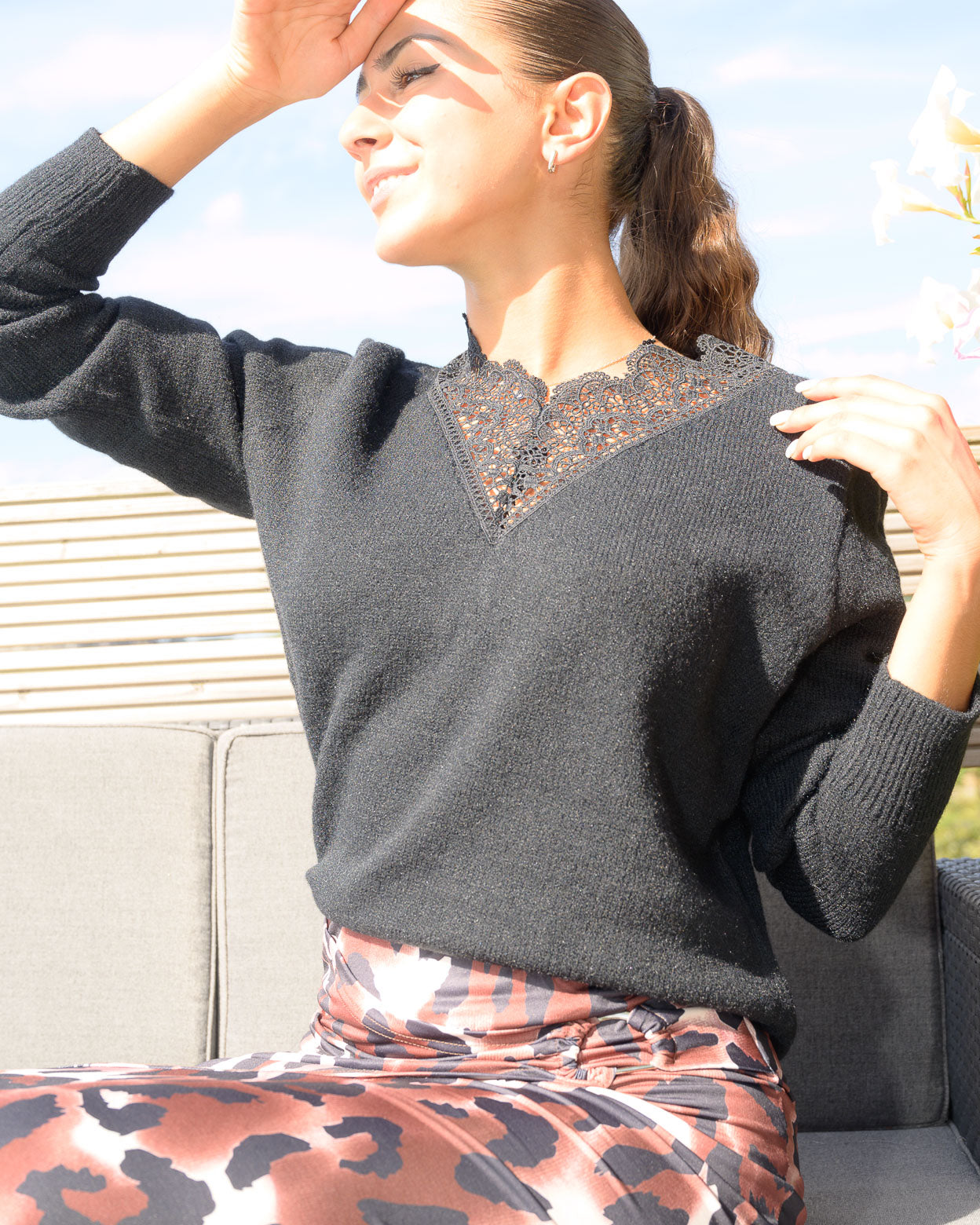 Pull Katherine noir