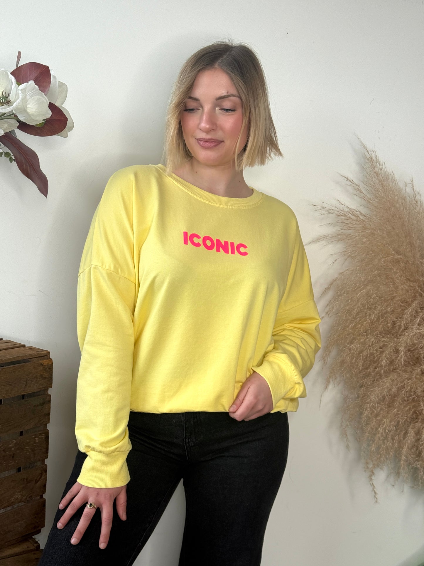 Sweat Iconic jaune