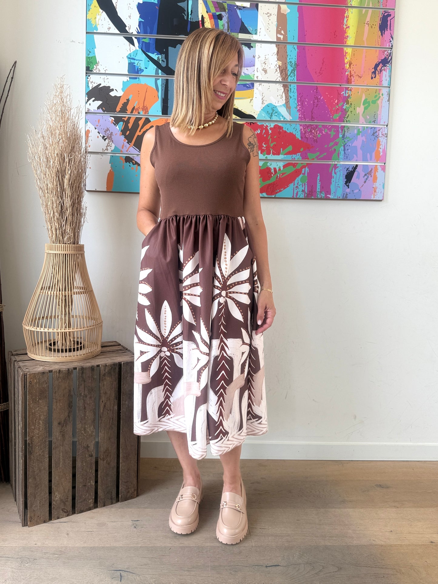 Robe Sinner marron
