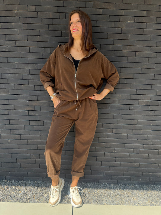 Pantalon Marie chocolat