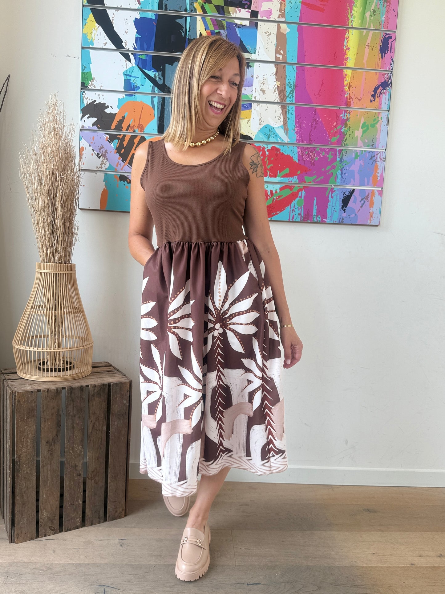 Robe Sinner marron