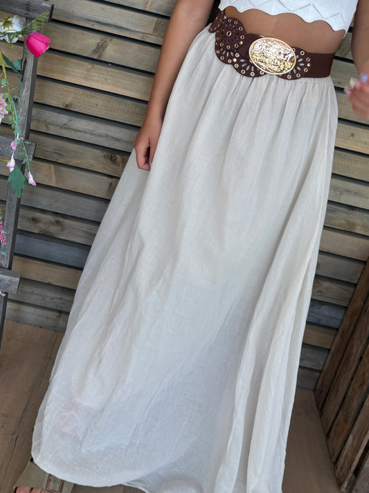 Jupe Mirella beige