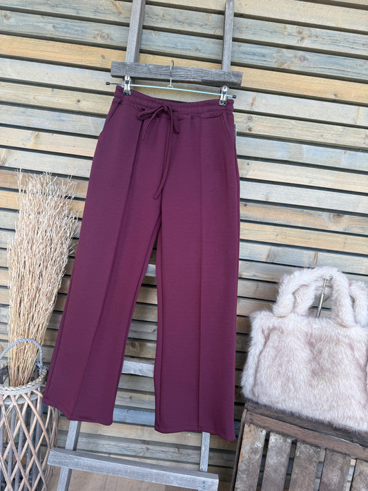 Pantalon Nola aubergine