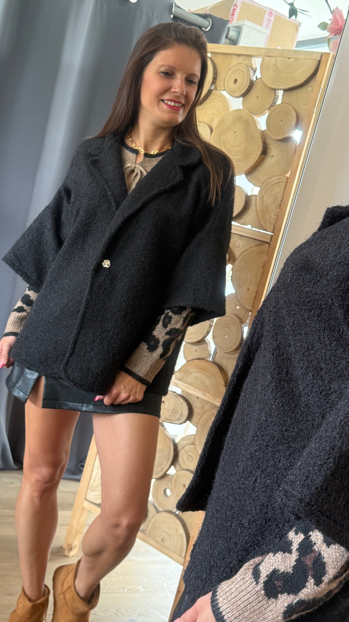 Veste Maria noir